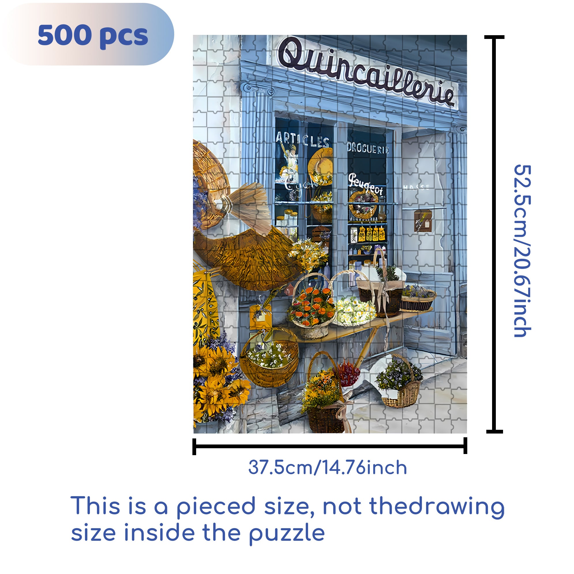 Fresh 500pcs/1000pcs Jigsaw Puzzle, Scratch-Resistant, Interactive Family Game & Brain-Boosting DIY Decor, Perfect for Halloween, Christmas & New Year Gifts, Family Puzzle Game
