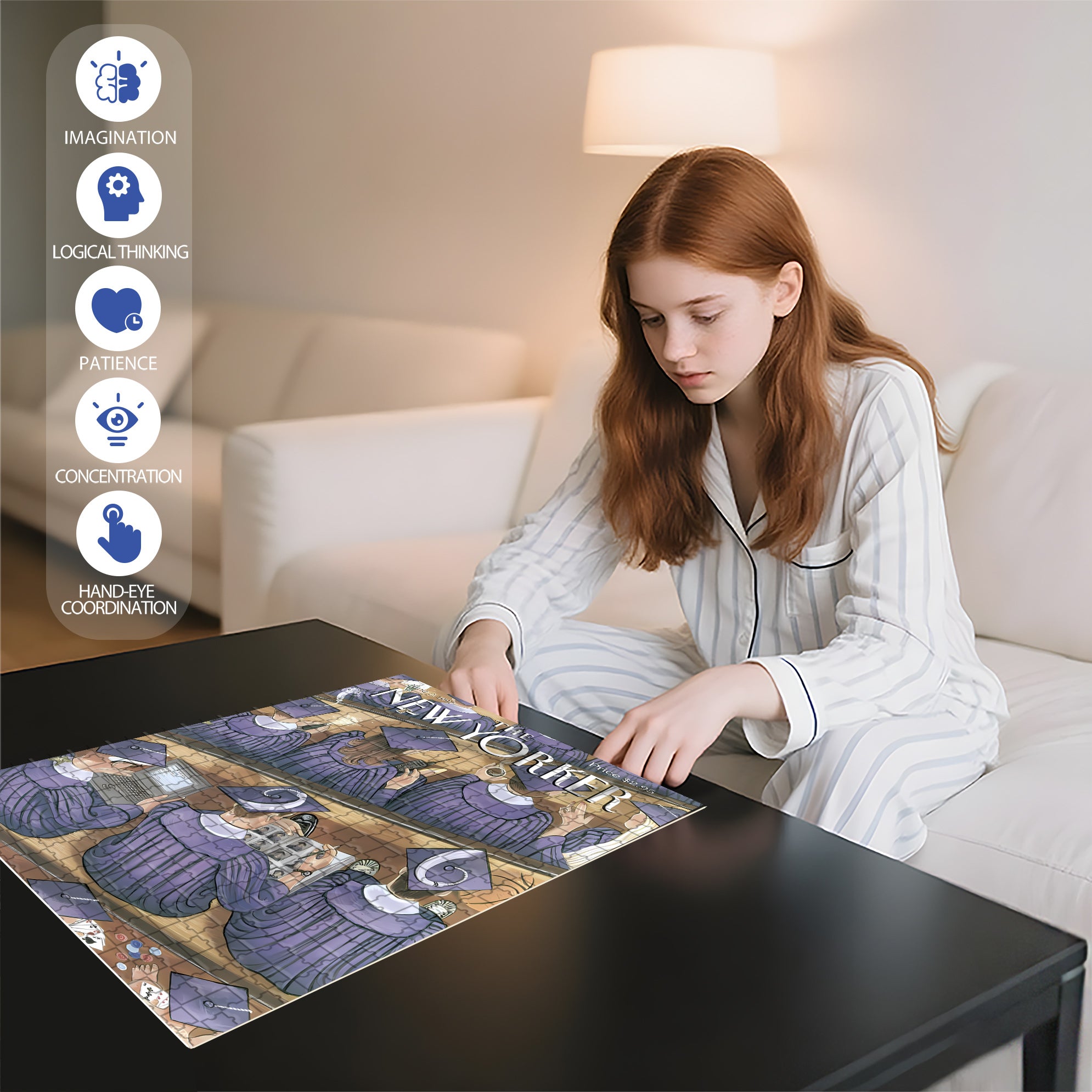 Graduation Ceremony 500pcs/1000pcs Jigsaw Puzzle, Scratch-Resistant, Interactive Family Game & Brain-Boosting DIY Decor, Perfect for Halloween, Christmas & New Year Gifts, Family Puzzle Game