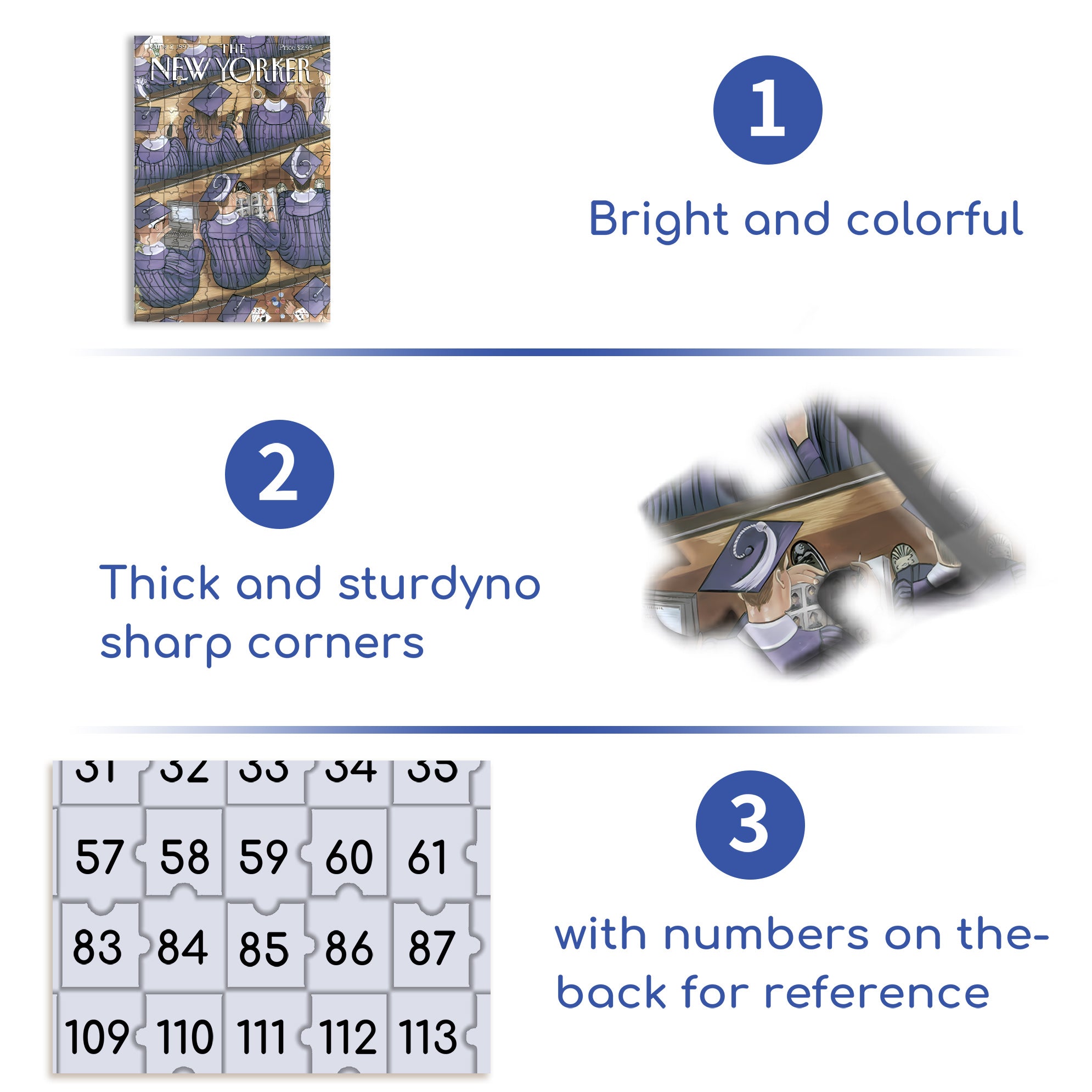 Graduation Ceremony 500pcs/1000pcs Jigsaw Puzzle, Scratch-Resistant, Interactive Family Game & Brain-Boosting DIY Decor, Perfect for Halloween, Christmas & New Year Gifts, Family Puzzle Game