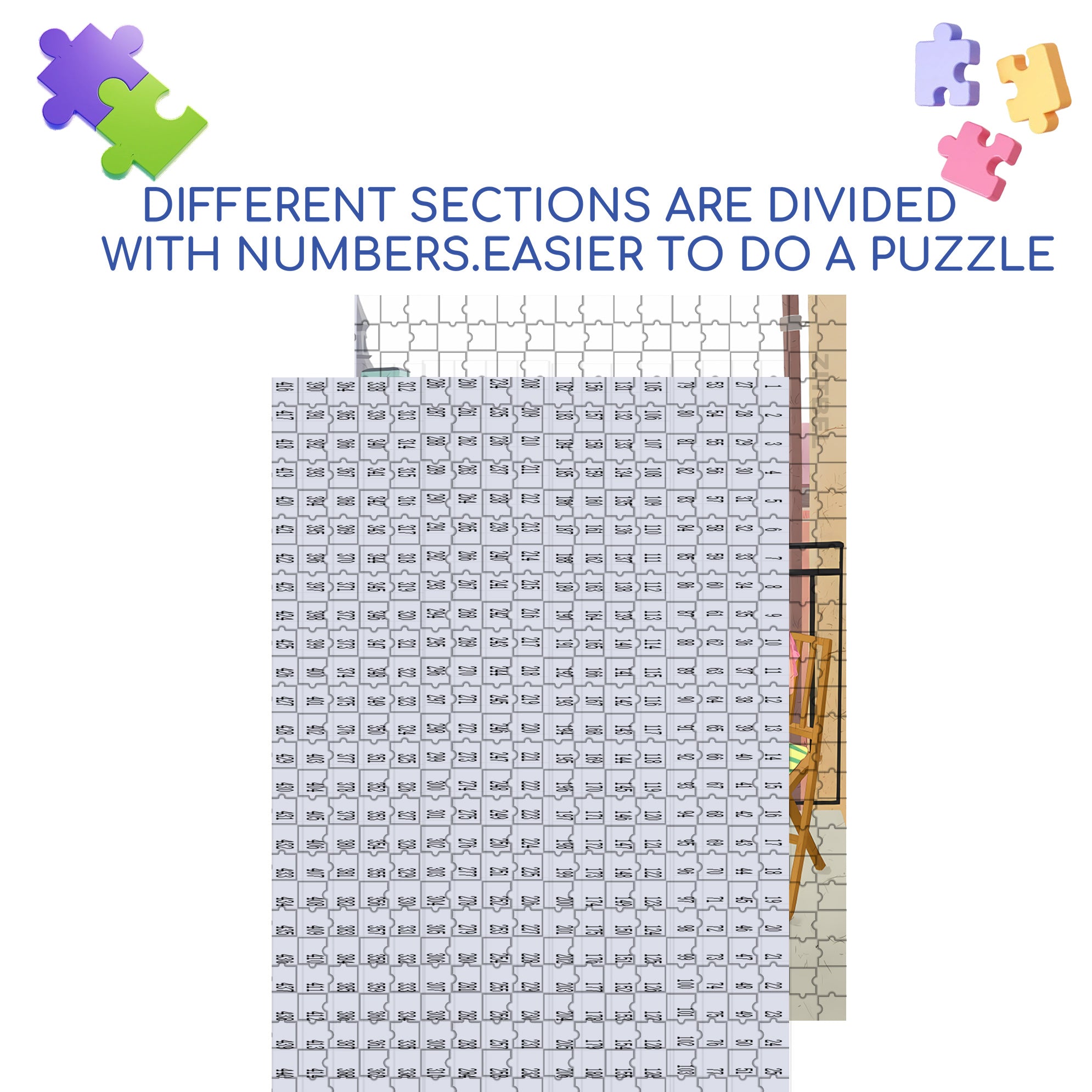 I Don't Know 500pcs/1000pcs Jigsaw Puzzle, Scratch-Resistant, Interactive Family Game & Brain-Boosting DIY Decor, Perfect for Halloween, Christmas & New Year Gifts, Family Puzzle Game