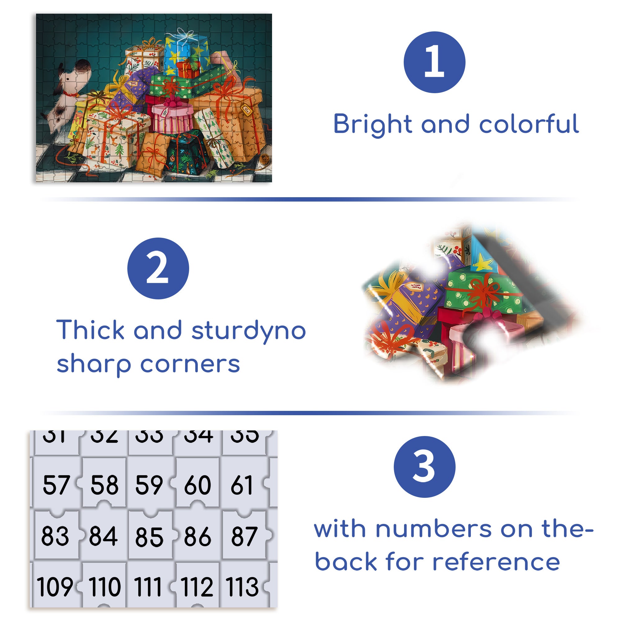 I Want It Too 500pcs/1000pcs Jigsaw Puzzle, Scratch-Resistant, Interactive Family Game & Brain-Boosting DIY Decor, Perfect for Halloween, Christmas & New Year Gifts, Family Puzzle Game