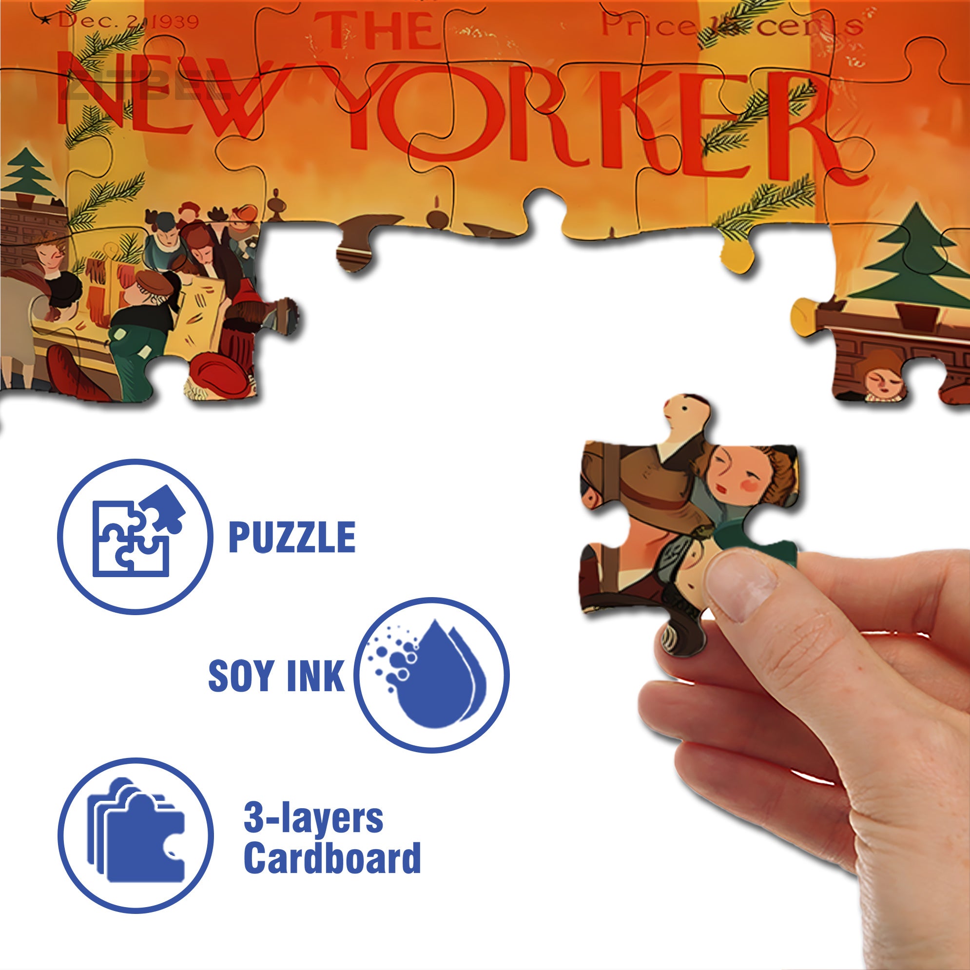 Inquiries 500pcs/1000pcs Jigsaw Puzzle, Scratch-Resistant, Interactive Family Game & Brain-Boosting DIY Decor, Perfect for Halloween, Christmas & New Year Gifts, Family Puzzle Game
