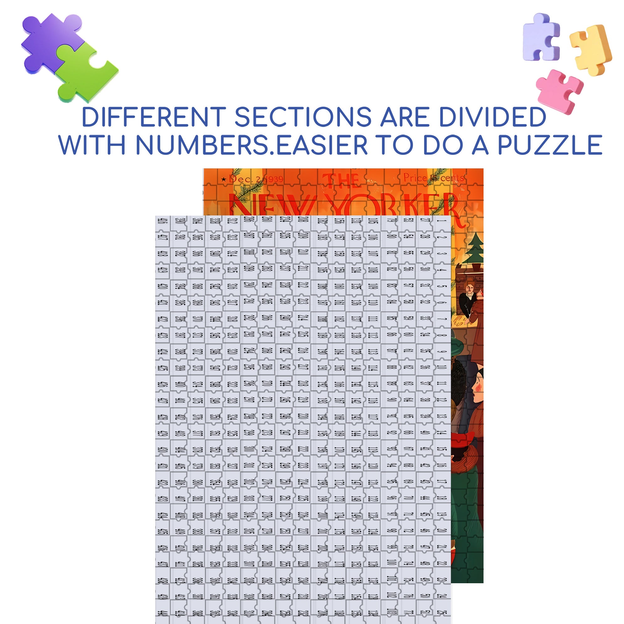 Inquiries 500pcs/1000pcs Jigsaw Puzzle, Scratch-Resistant, Interactive Family Game & Brain-Boosting DIY Decor, Perfect for Halloween, Christmas & New Year Gifts, Family Puzzle Game