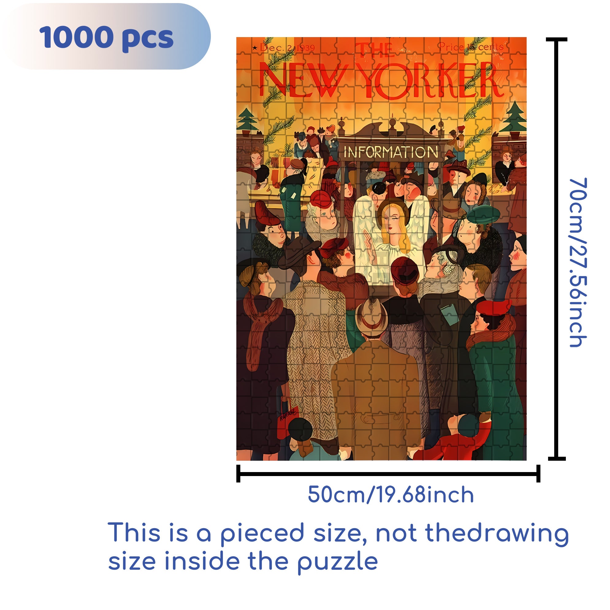 Inquiries 500pcs/1000pcs Jigsaw Puzzle, Scratch-Resistant, Interactive Family Game & Brain-Boosting DIY Decor, Perfect for Halloween, Christmas & New Year Gifts, Family Puzzle Game