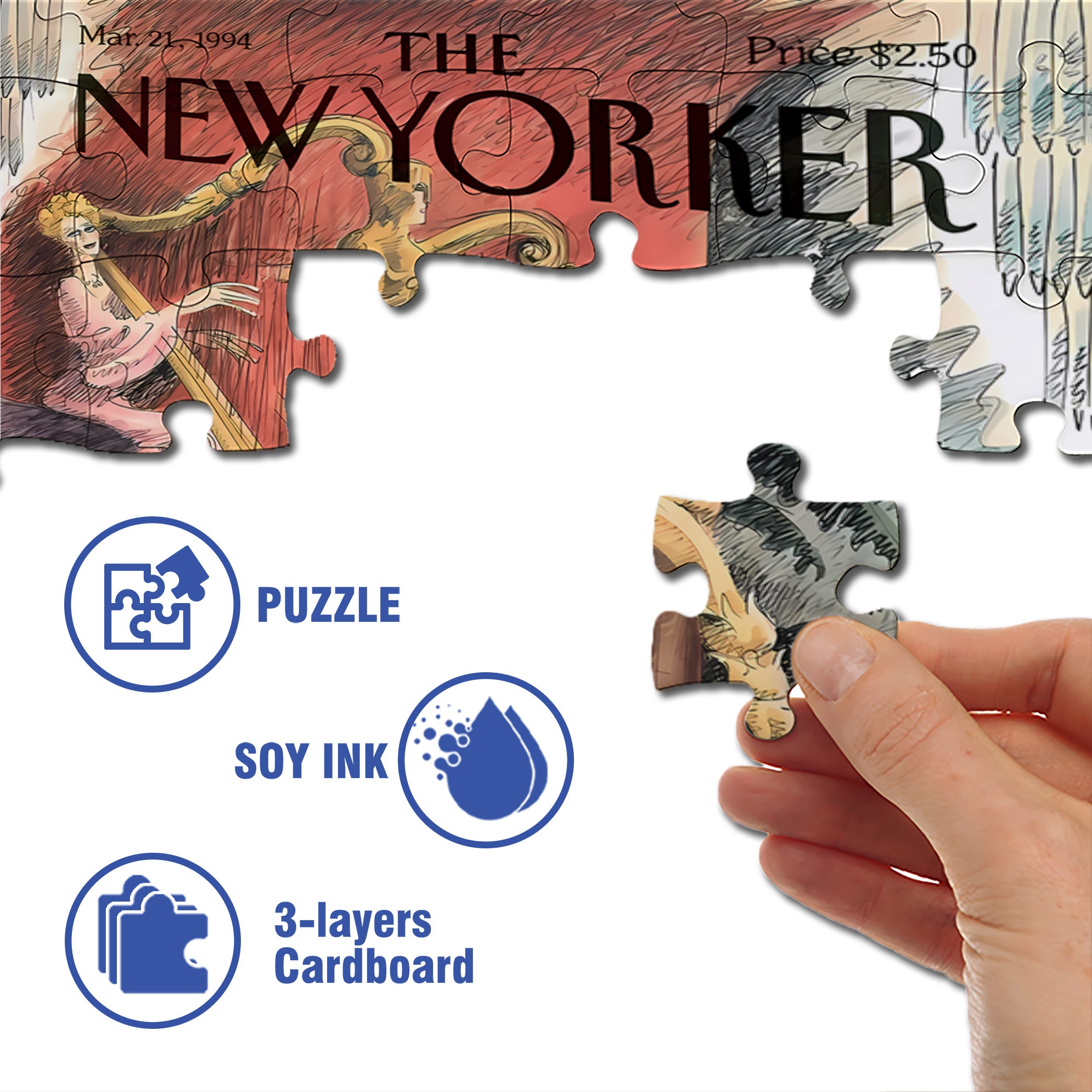 Movie Number 500pcs/1000pcs Jigsaw Puzzle, Scratch-Resistant, Interactive Family Game & Brain-Boosting DIY Decor, Perfect for Halloween, Christmas & New Year Gifts, Family Puzzle Game