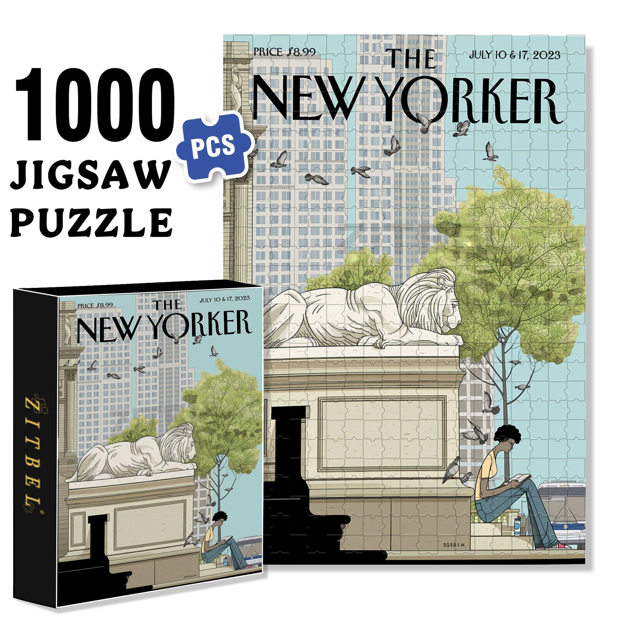 On the Same Page 500pcs/1000pcs Jigsaw Puzzle, Scratch-Resistant, Interactive Family Game & Brain-Boosting DIY Decor, Perfect for Halloween, Christmas & New Year Gifts, Family Puzzle Game