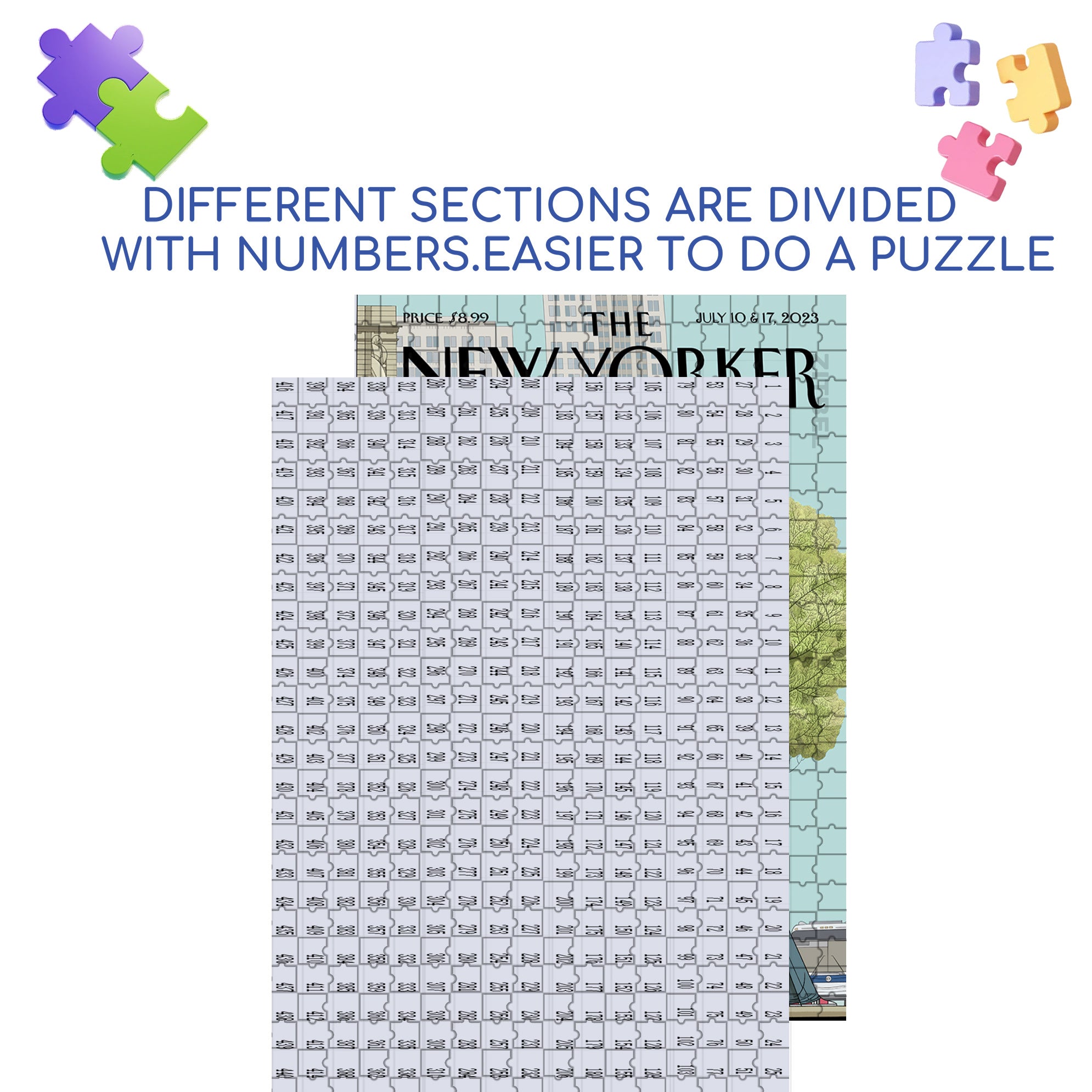 On the Same Page 500pcs/1000pcs Jigsaw Puzzle, Scratch-Resistant, Interactive Family Game & Brain-Boosting DIY Decor, Perfect for Halloween, Christmas & New Year Gifts, Family Puzzle Game