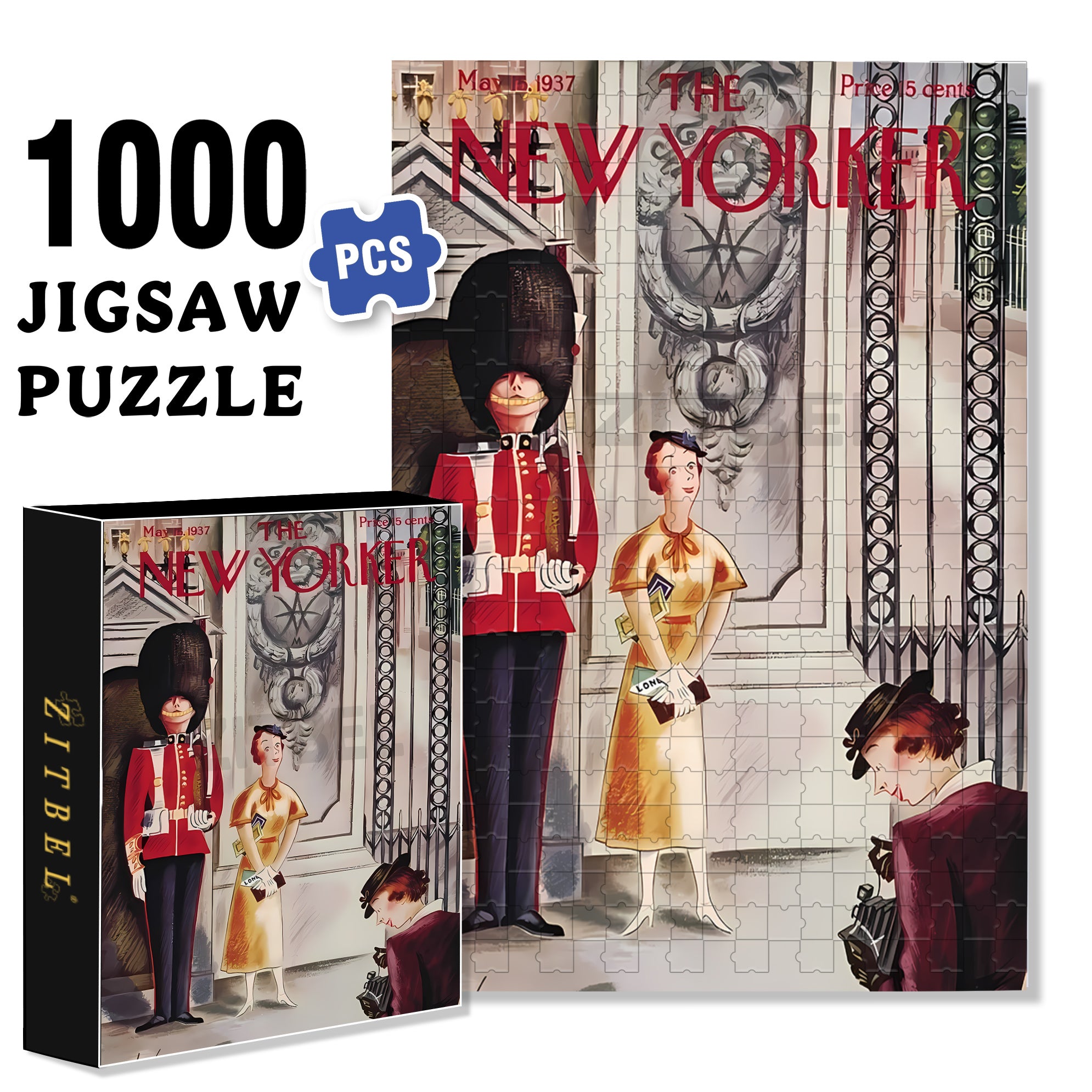 Photograph 500pcs/1000pcs Jigsaw Puzzle, Scratch-Resistant, Interactive Family Game & Brain-Boosting DIY Decor, Perfect for Halloween, Christmas & New Year Gifts, Family Puzzle Game
