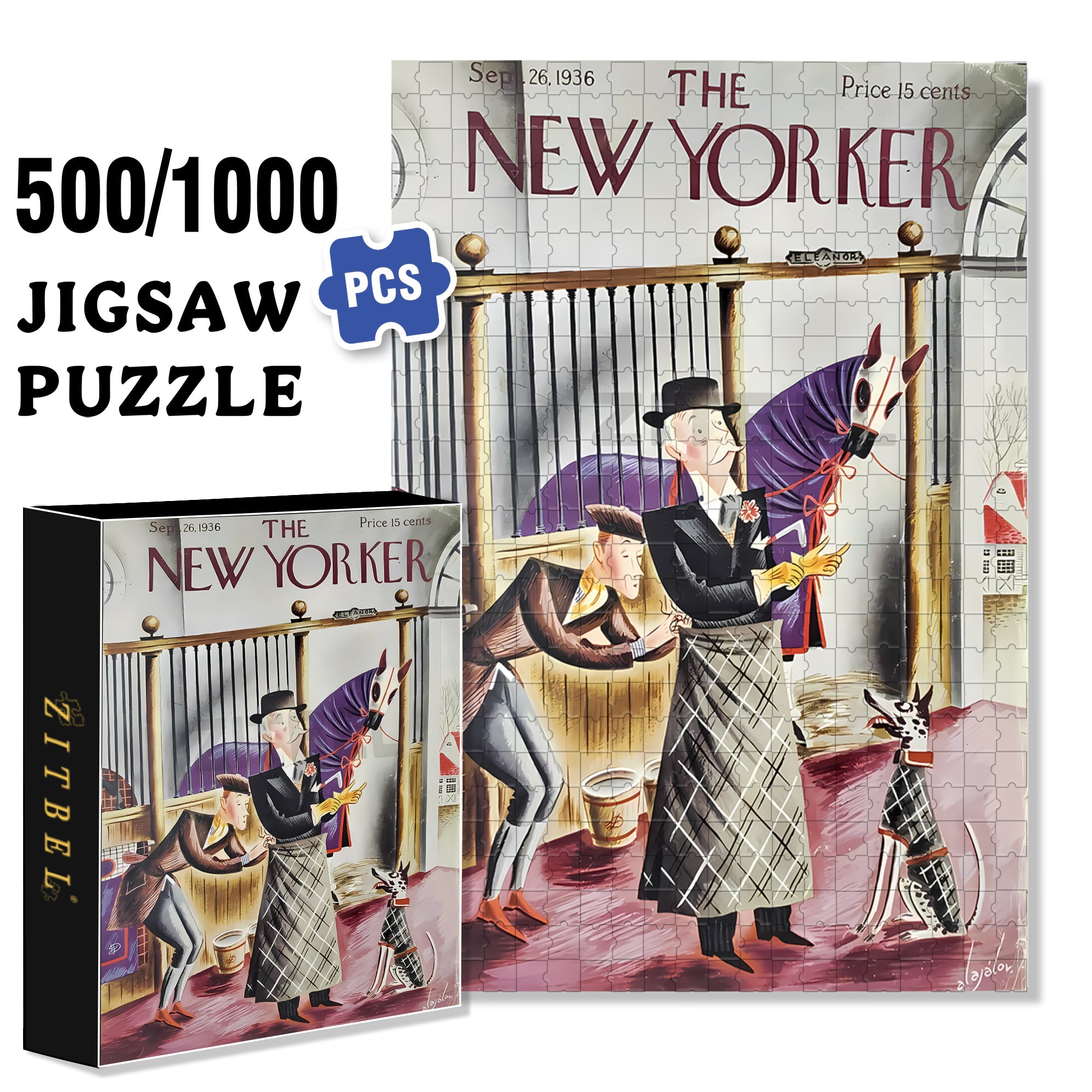Pre-game preparation 500pcs/1000pcs Jigsaw Puzzle, Scratch-Resistant, Interactive Family Game & Brain-Boosting DIY Decor, Perfect for Halloween, Christmas & New Year Gifts, Family Puzzle Game