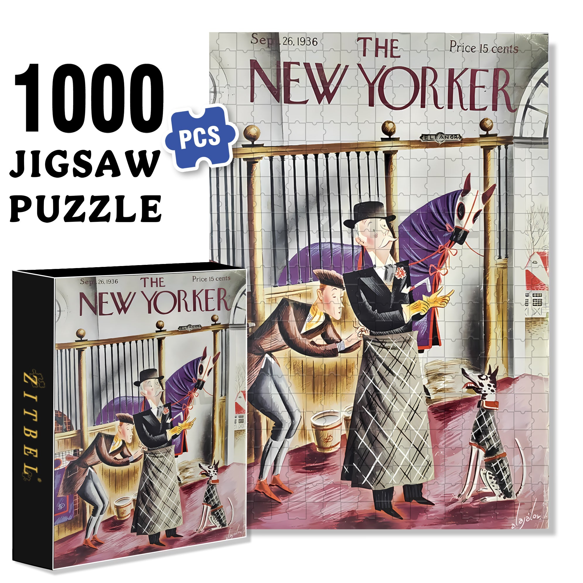 Pre-game preparation 500pcs/1000pcs Jigsaw Puzzle, Scratch-Resistant, Interactive Family Game & Brain-Boosting DIY Decor, Perfect for Halloween, Christmas & New Year Gifts, Family Puzzle Game