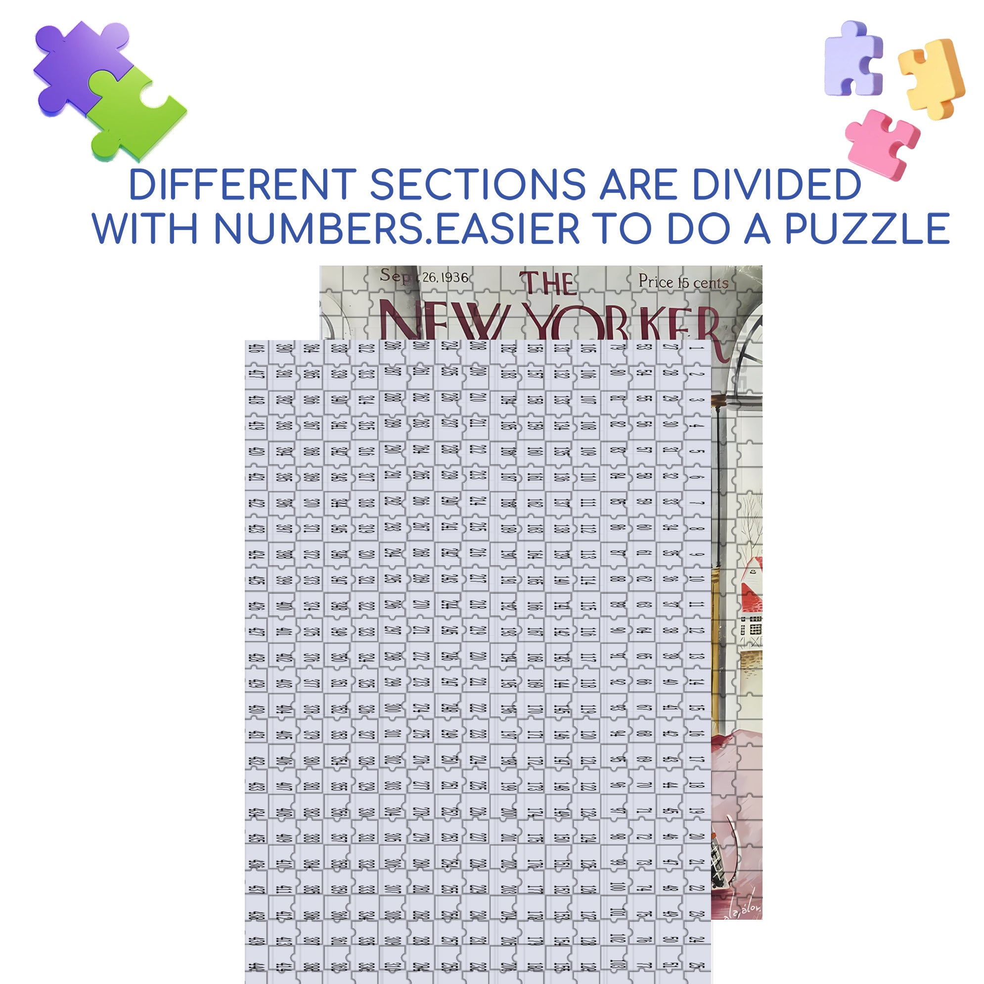 Pre-game preparation 500pcs/1000pcs Jigsaw Puzzle, Scratch-Resistant, Interactive Family Game & Brain-Boosting DIY Decor, Perfect for Halloween, Christmas & New Year Gifts, Family Puzzle Game