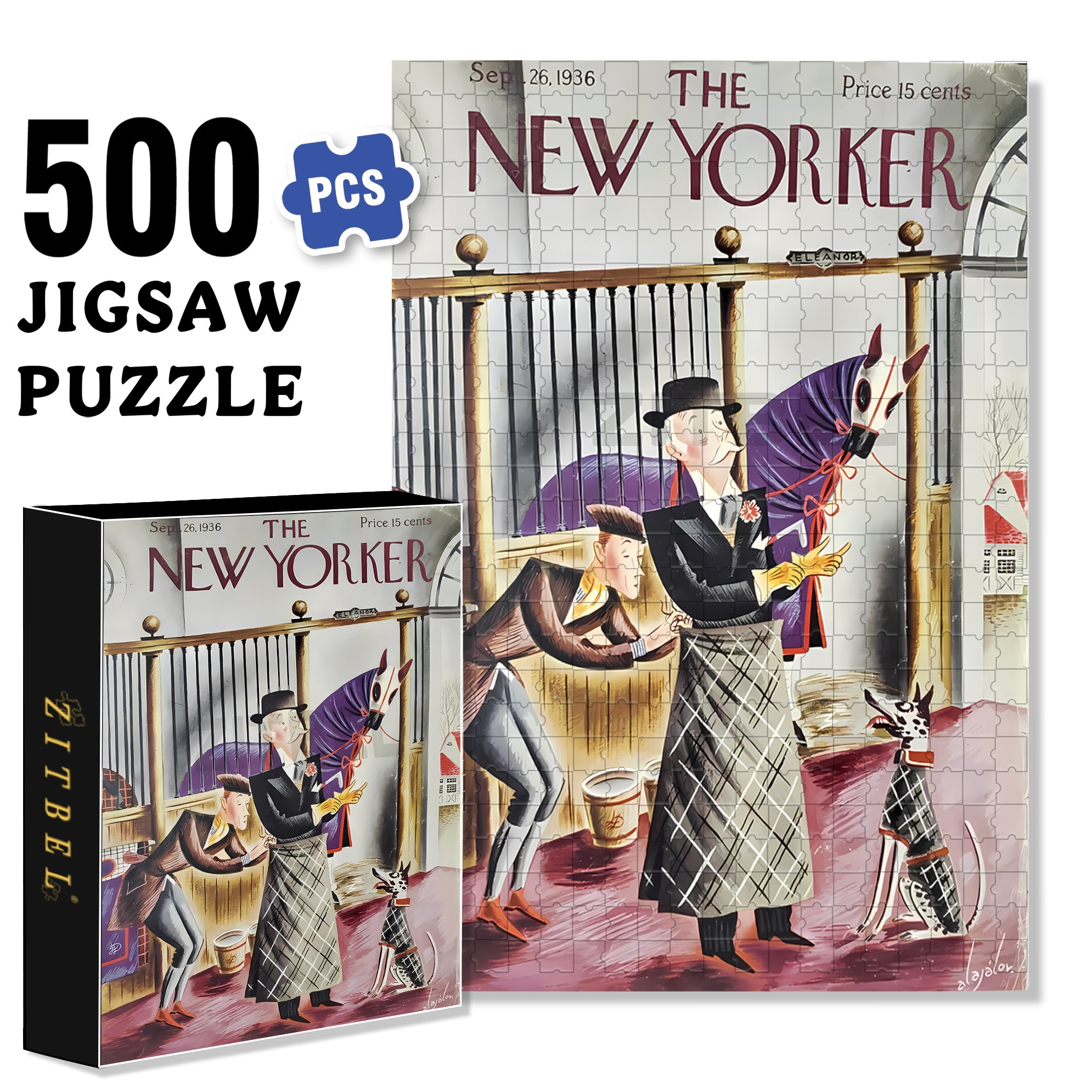 Pre-game preparation 500pcs/1000pcs Jigsaw Puzzle, Scratch-Resistant, Interactive Family Game & Brain-Boosting DIY Decor, Perfect for Halloween, Christmas & New Year Gifts, Family Puzzle Game