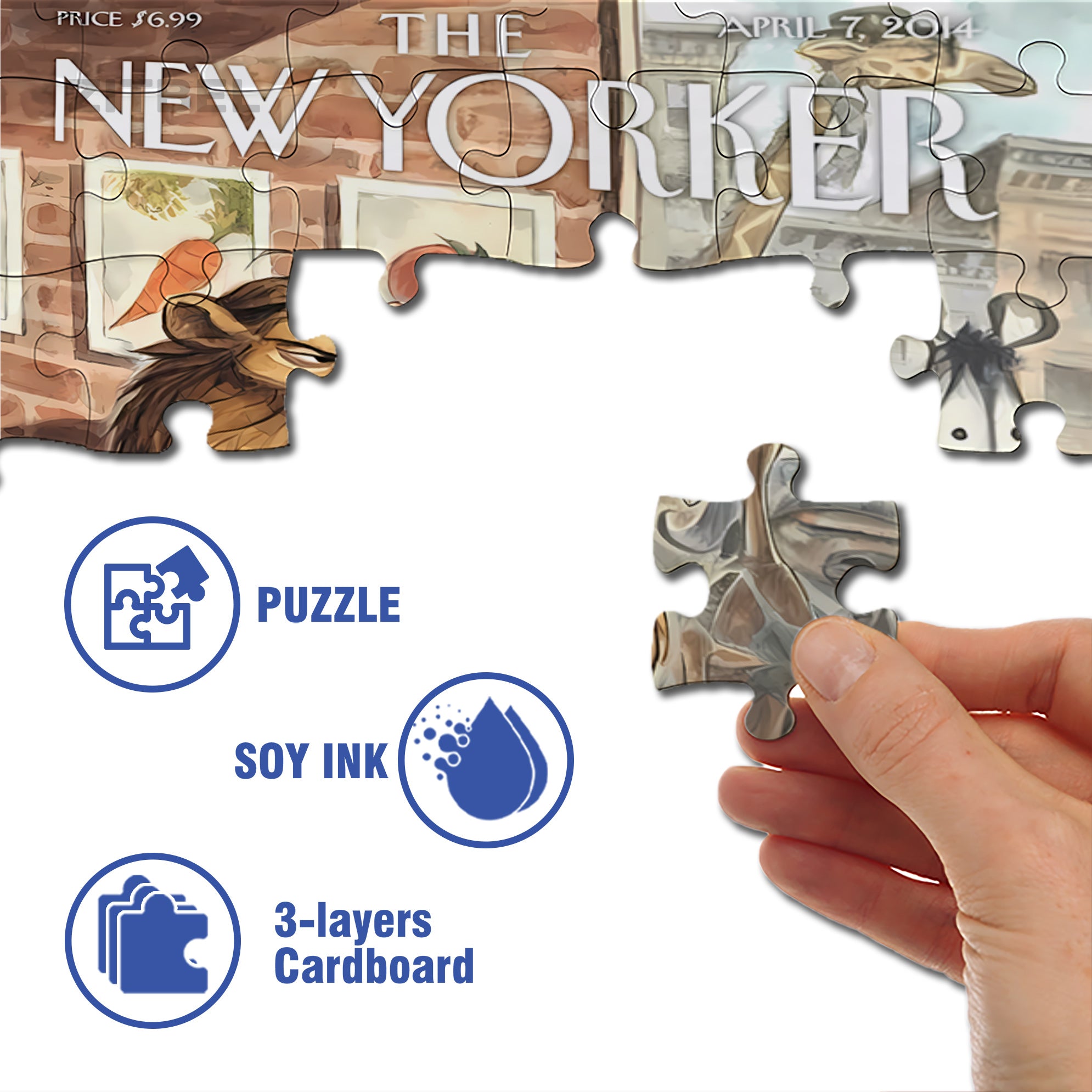 Salad 500pcs/1000pcs Jigsaw Puzzle, Scratch-Resistant, Interactive Family Game & Brain-Boosting DIY Decor, Perfect for Halloween, Christmas & New Year Gifts, Family Puzzle Game