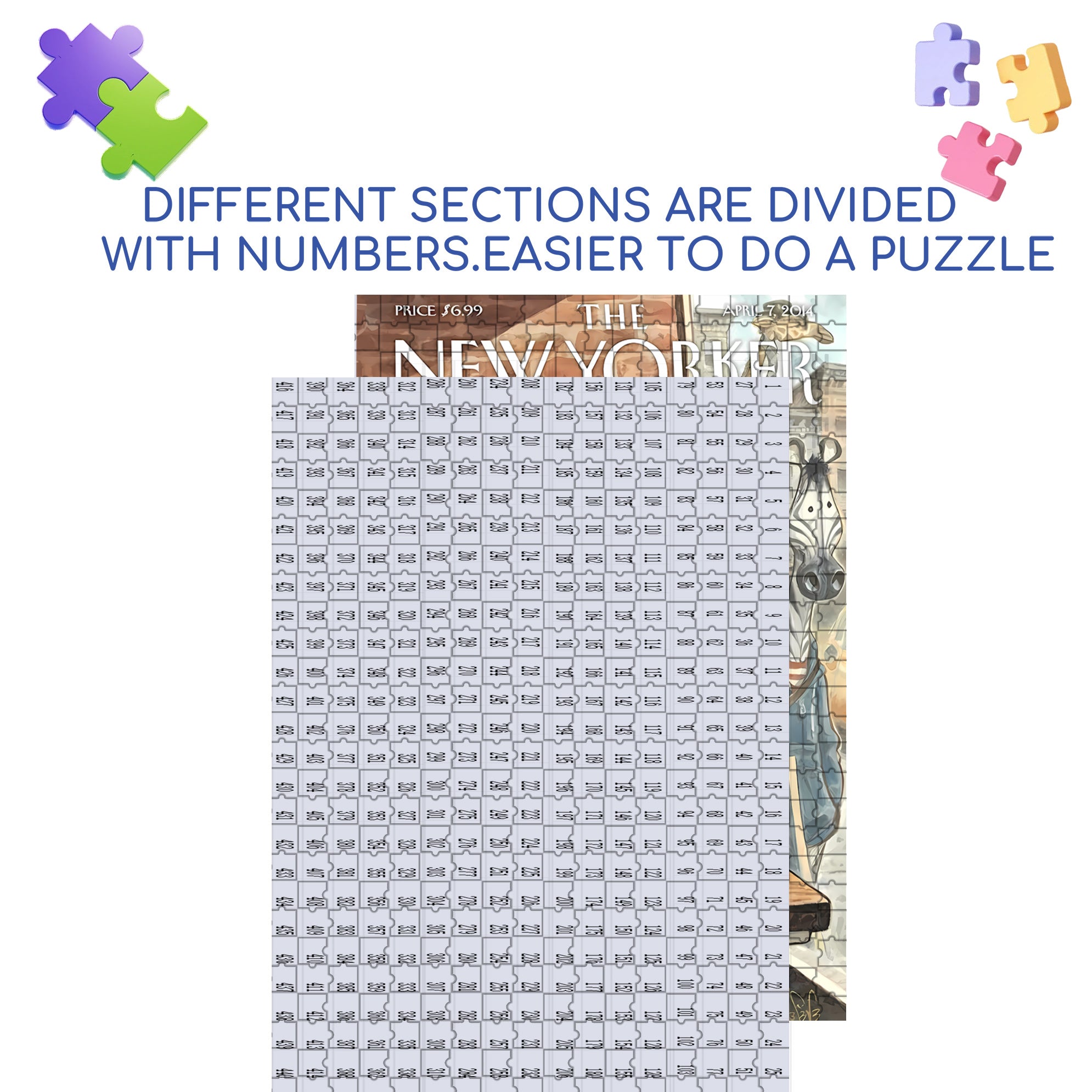 Salad 500pcs/1000pcs Jigsaw Puzzle, Scratch-Resistant, Interactive Family Game & Brain-Boosting DIY Decor, Perfect for Halloween, Christmas & New Year Gifts, Family Puzzle Game