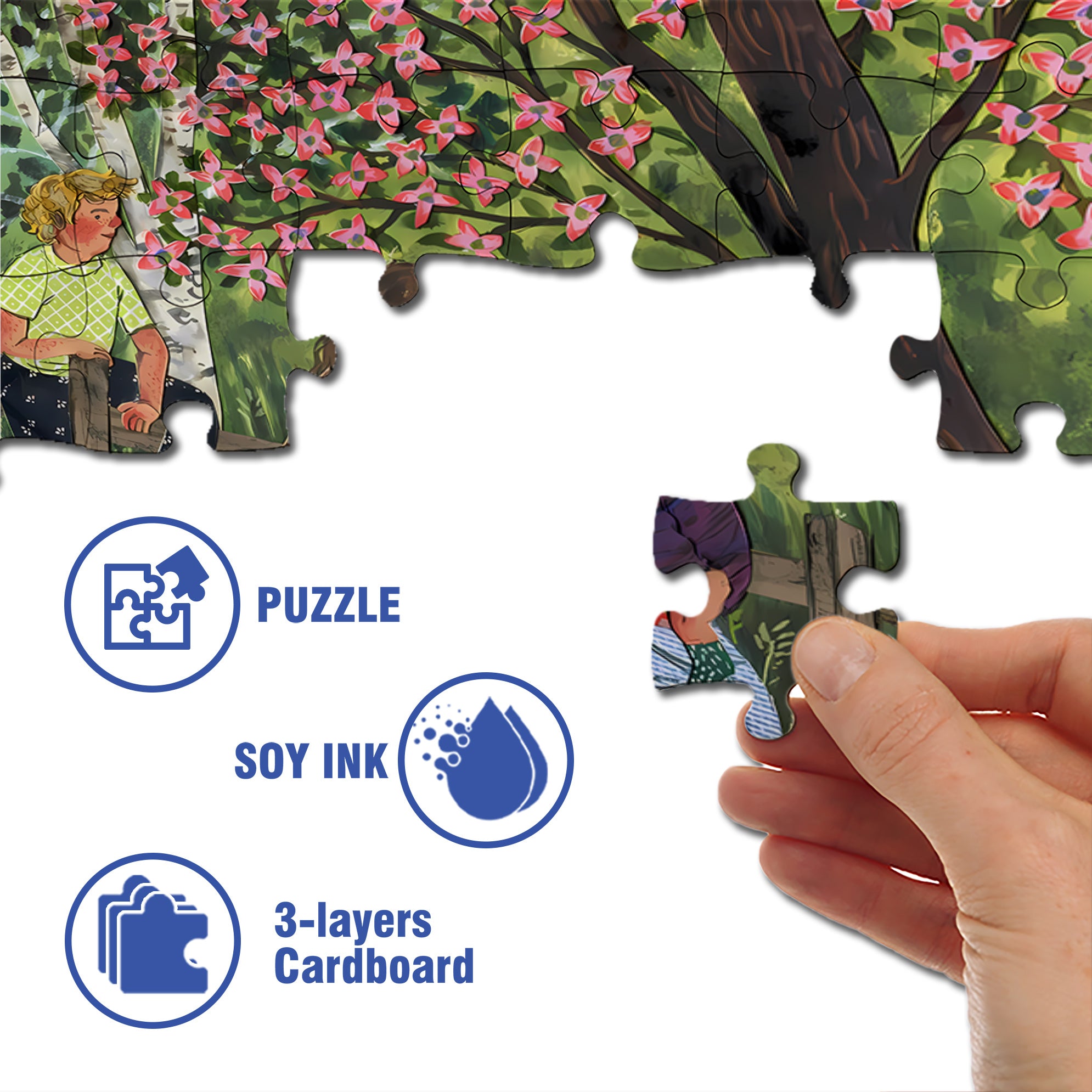 Sheep Shearing 500pcs/1000pcs Jigsaw Puzzle, Scratch-Resistant, Interactive Family Game & Brain-Boosting DIY Decor, Perfect for Halloween, Christmas & New Year Gifts, Family Puzzle Game