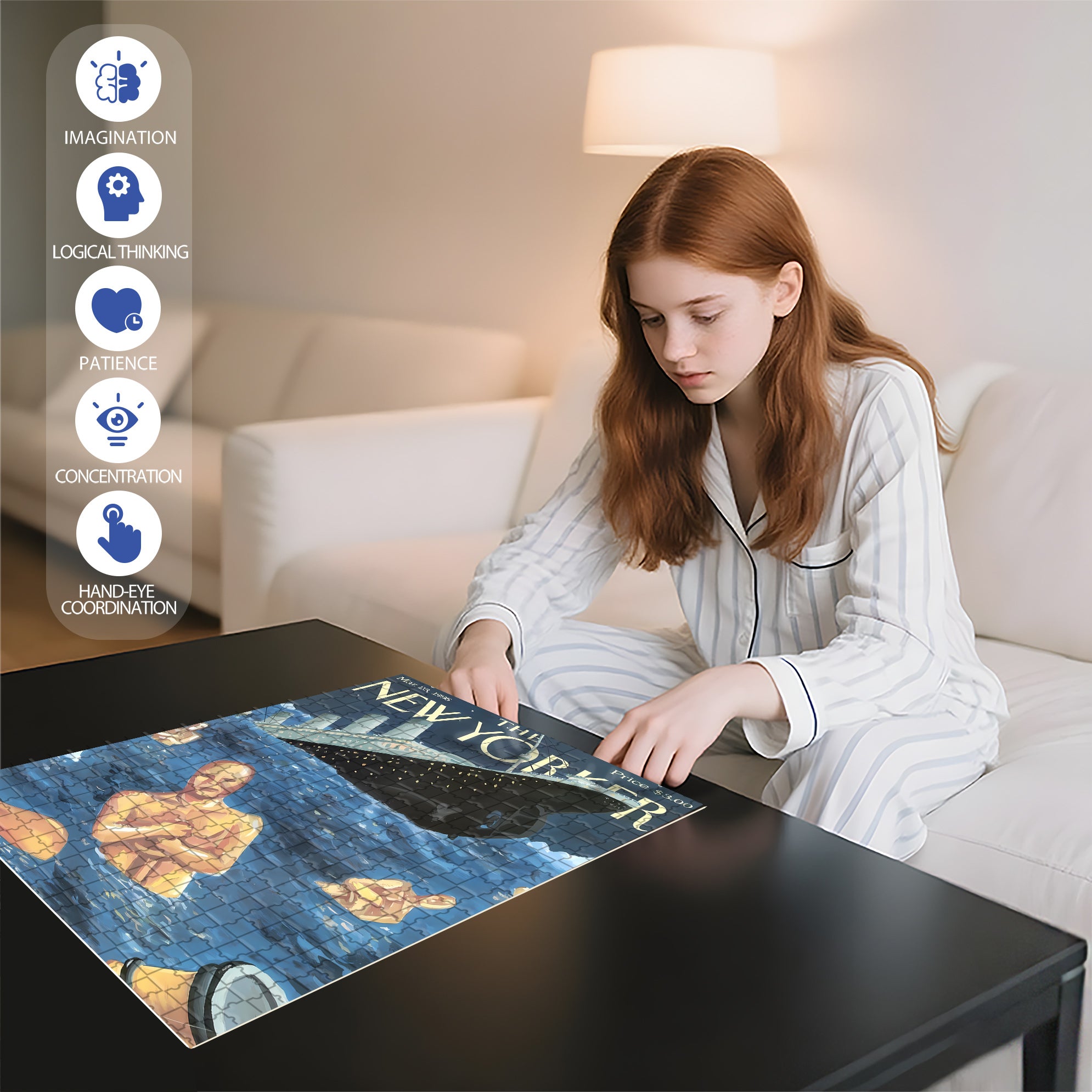 Shipwreck 500pcs/1000pcs Jigsaw Puzzle, Scratch-Resistant, Interactive Family Game & Brain-Boosting DIY Decor, Perfect for Halloween, Christmas & New Year Gifts, Family Puzzle Game