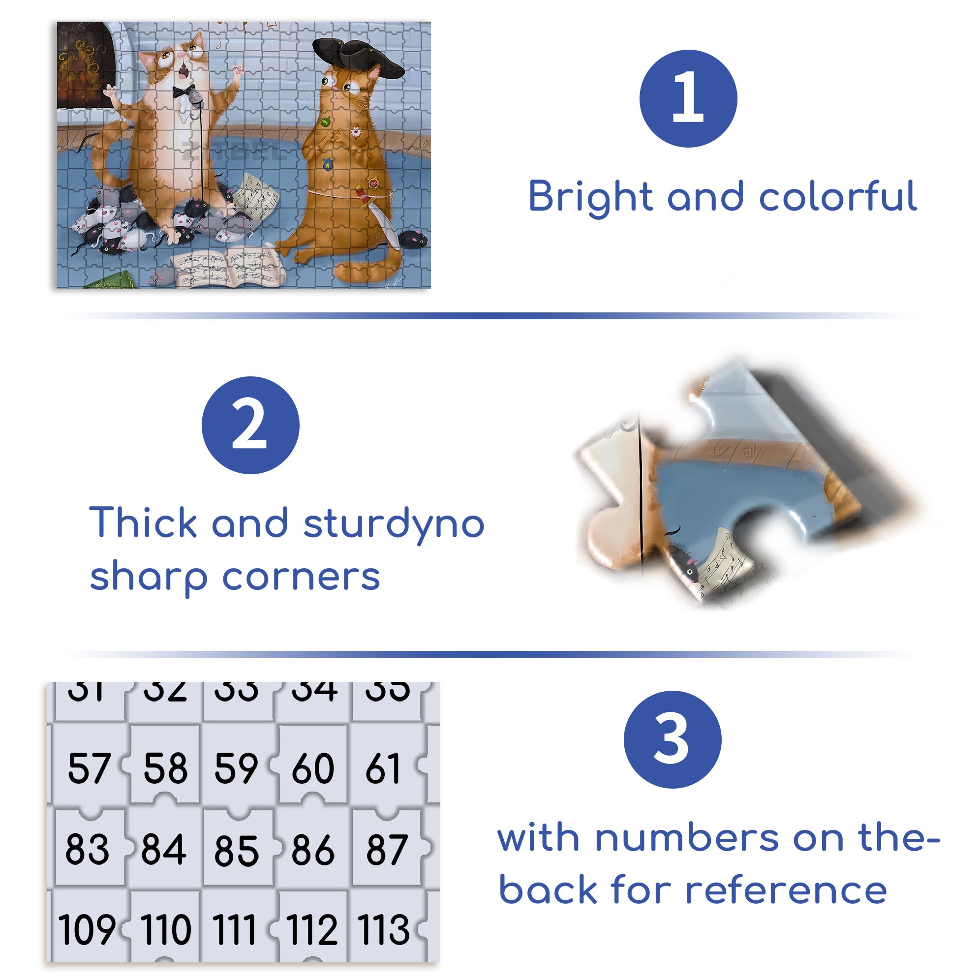 Singing 500pcs/1000pcs Jigsaw Puzzle, Scratch-Resistant, Interactive Family Game & Brain-Boosting DIY Decor, Perfect for Halloween, Christmas & New Year Gifts, Family Puzzle Game