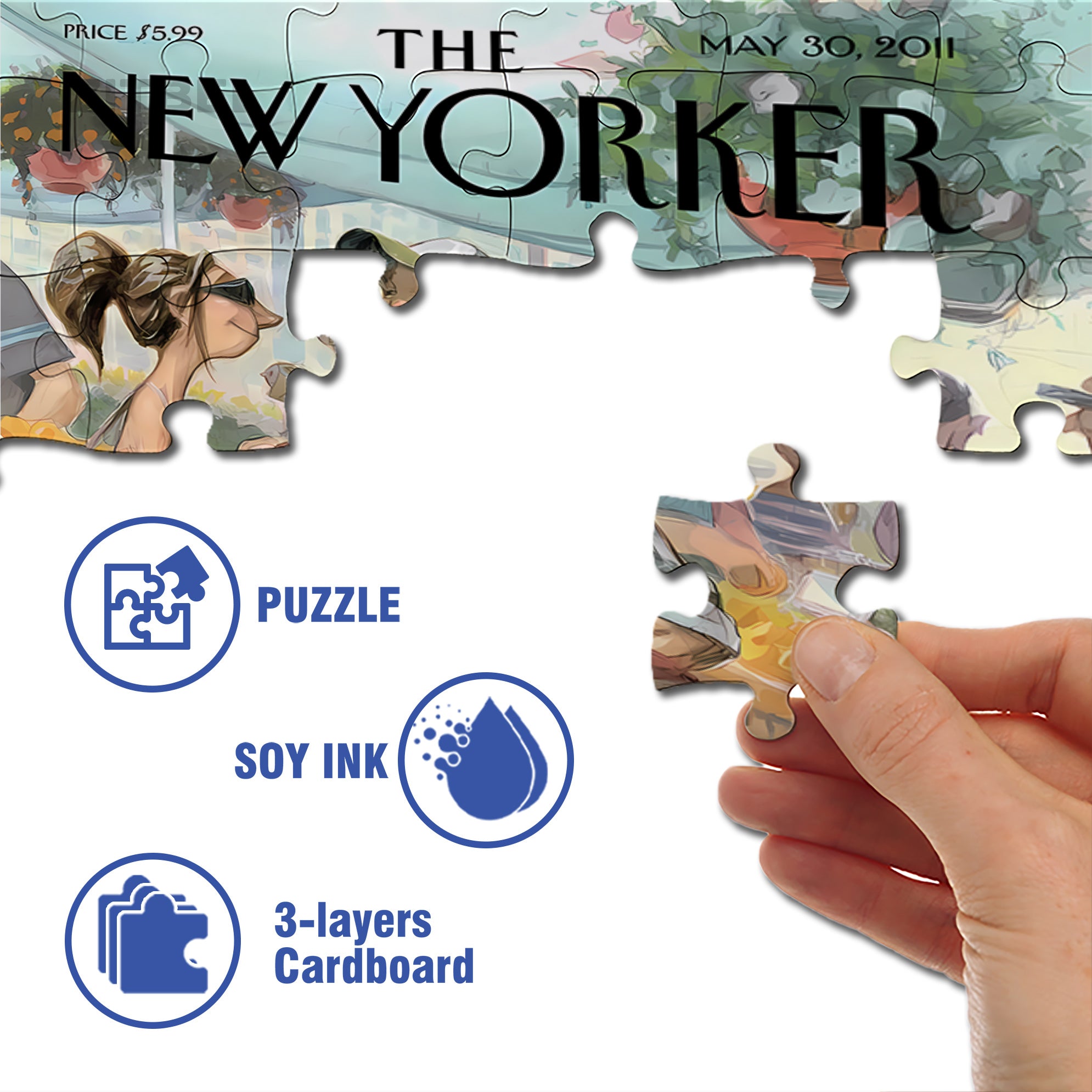 Small Growers 500pcs/1000pcs Jigsaw Puzzle, Scratch-Resistant, Interactive Family Game & Brain-Boosting DIY Decor, Perfect for Halloween, Christmas & New Year Gifts, Family Puzzle Game