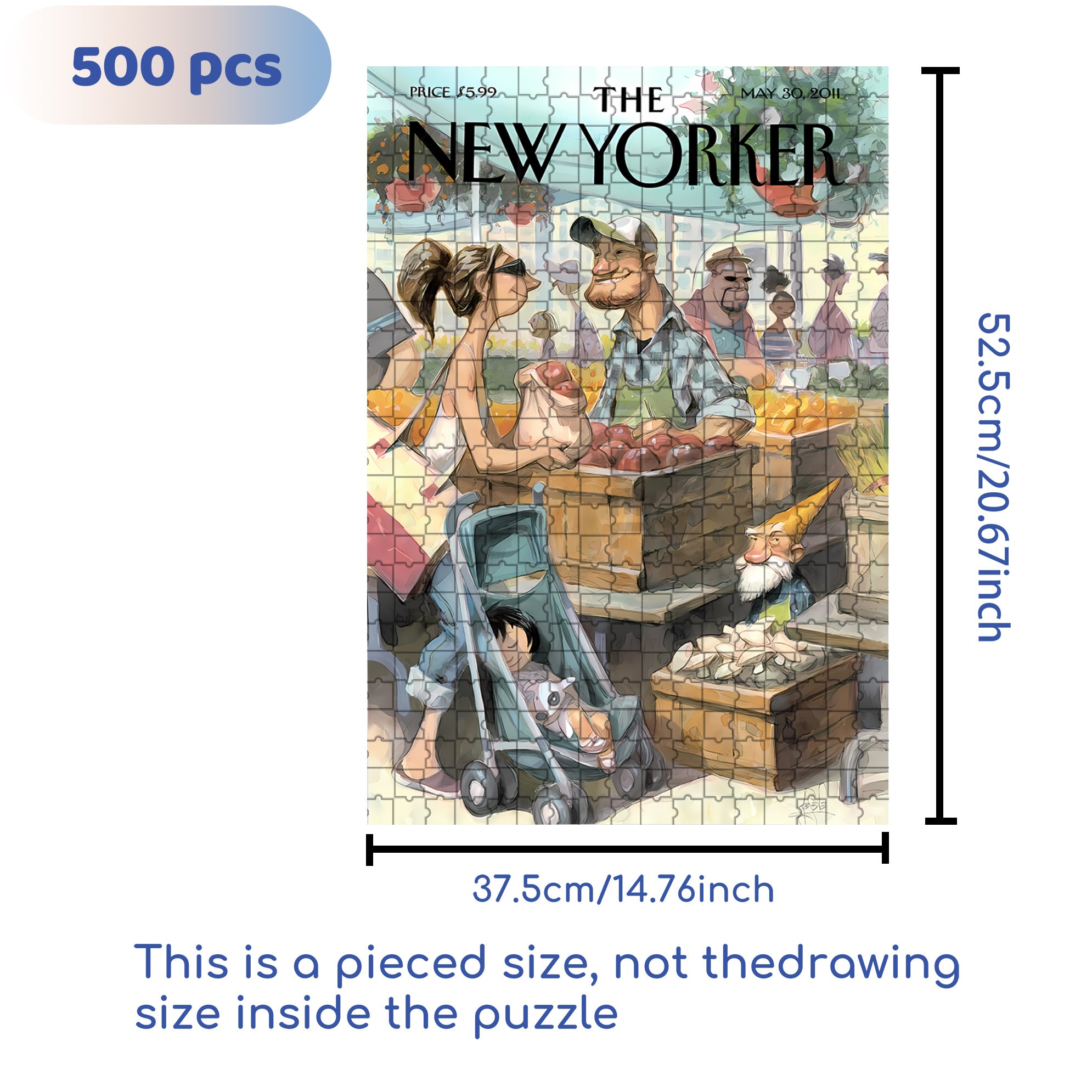 Small Growers 500pcs/1000pcs Jigsaw Puzzle, Scratch-Resistant, Interactive Family Game & Brain-Boosting DIY Decor, Perfect for Halloween, Christmas & New Year Gifts, Family Puzzle Game
