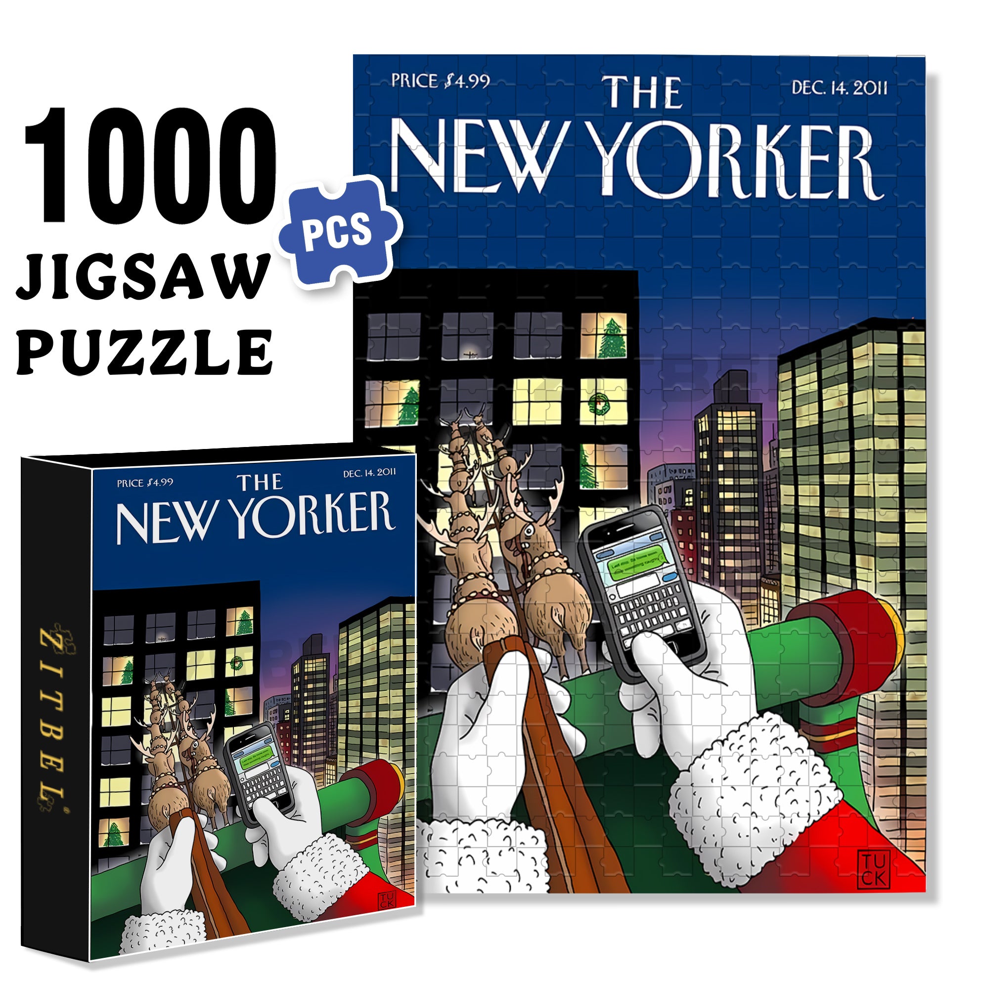 SMS 500pcs/1000pcs Jigsaw Puzzle, Scratch-Resistant, Interactive Family Game & Brain-Boosting DIY Decor, Perfect for Halloween, Christmas & New Year Gifts, Family Puzzle Game
