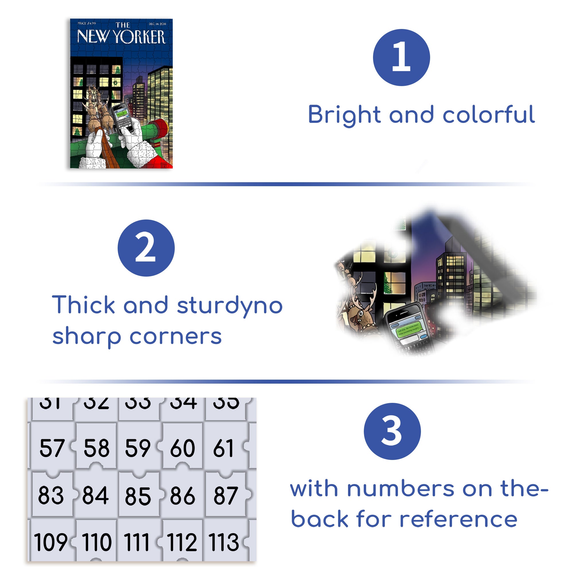 SMS 500pcs/1000pcs Jigsaw Puzzle, Scratch-Resistant, Interactive Family Game & Brain-Boosting DIY Decor, Perfect for Halloween, Christmas & New Year Gifts, Family Puzzle Game