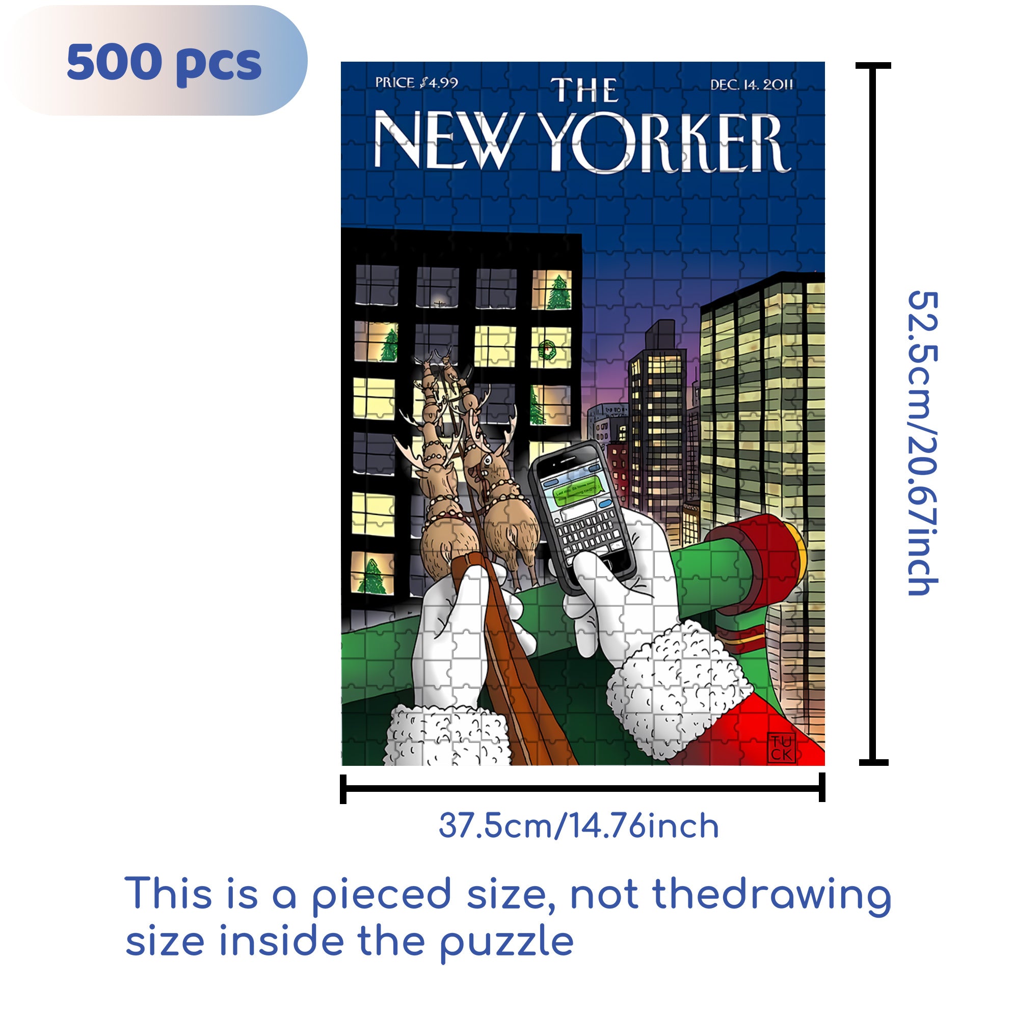 SMS 500pcs/1000pcs Jigsaw Puzzle, Scratch-Resistant, Interactive Family Game & Brain-Boosting DIY Decor, Perfect for Halloween, Christmas & New Year Gifts, Family Puzzle Game