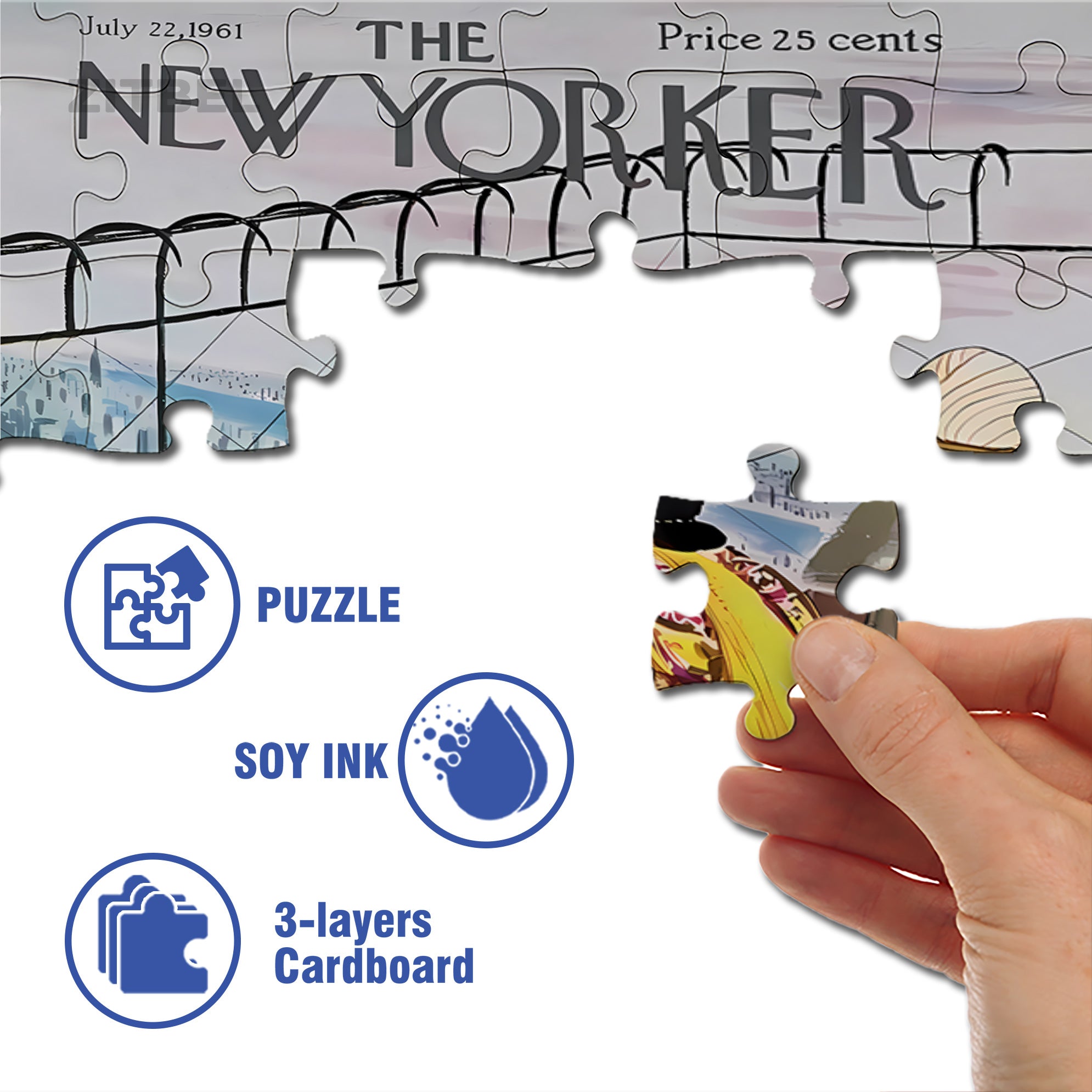 Telescope 500pcs/1000pcs Jigsaw Puzzle, Scratch-Resistant, Interactive Family Game & Brain-Boosting DIY Decor, Perfect for Halloween, Christmas & New Year Gifts, Family Puzzle Game