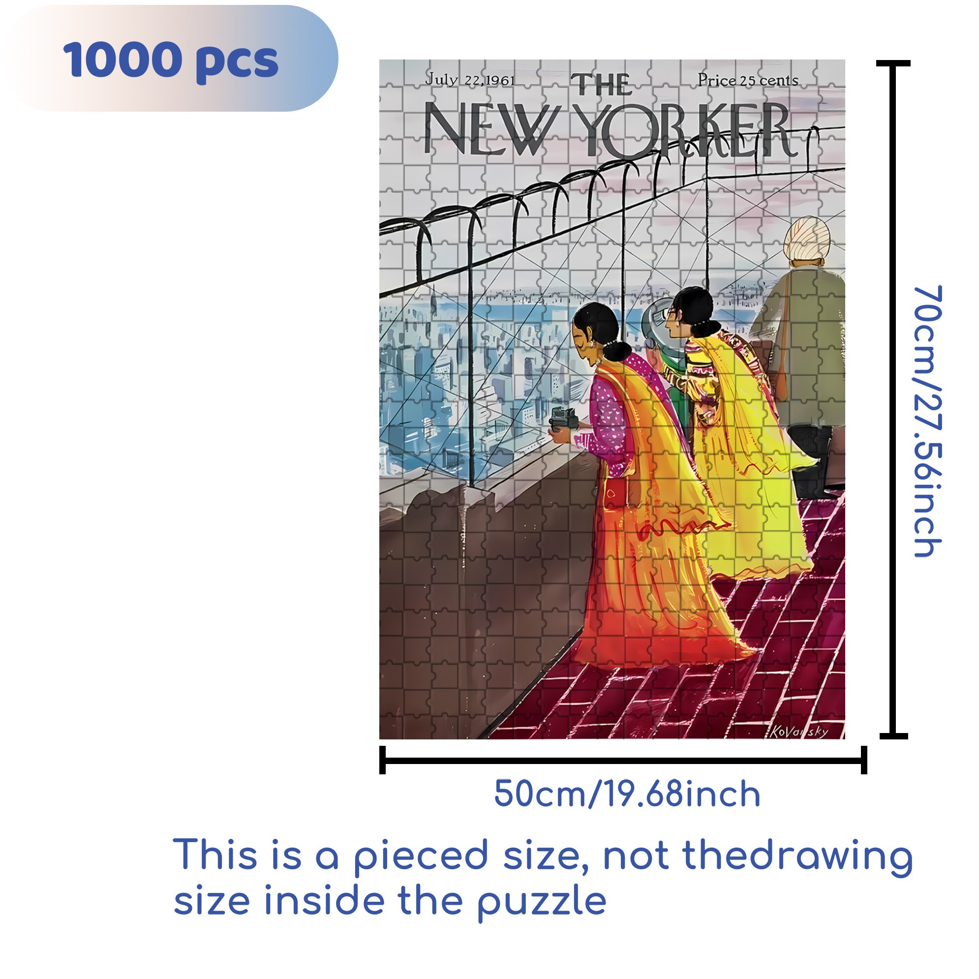 Telescope 500pcs/1000pcs Jigsaw Puzzle, Scratch-Resistant, Interactive Family Game & Brain-Boosting DIY Decor, Perfect for Halloween, Christmas & New Year Gifts, Family Puzzle Game