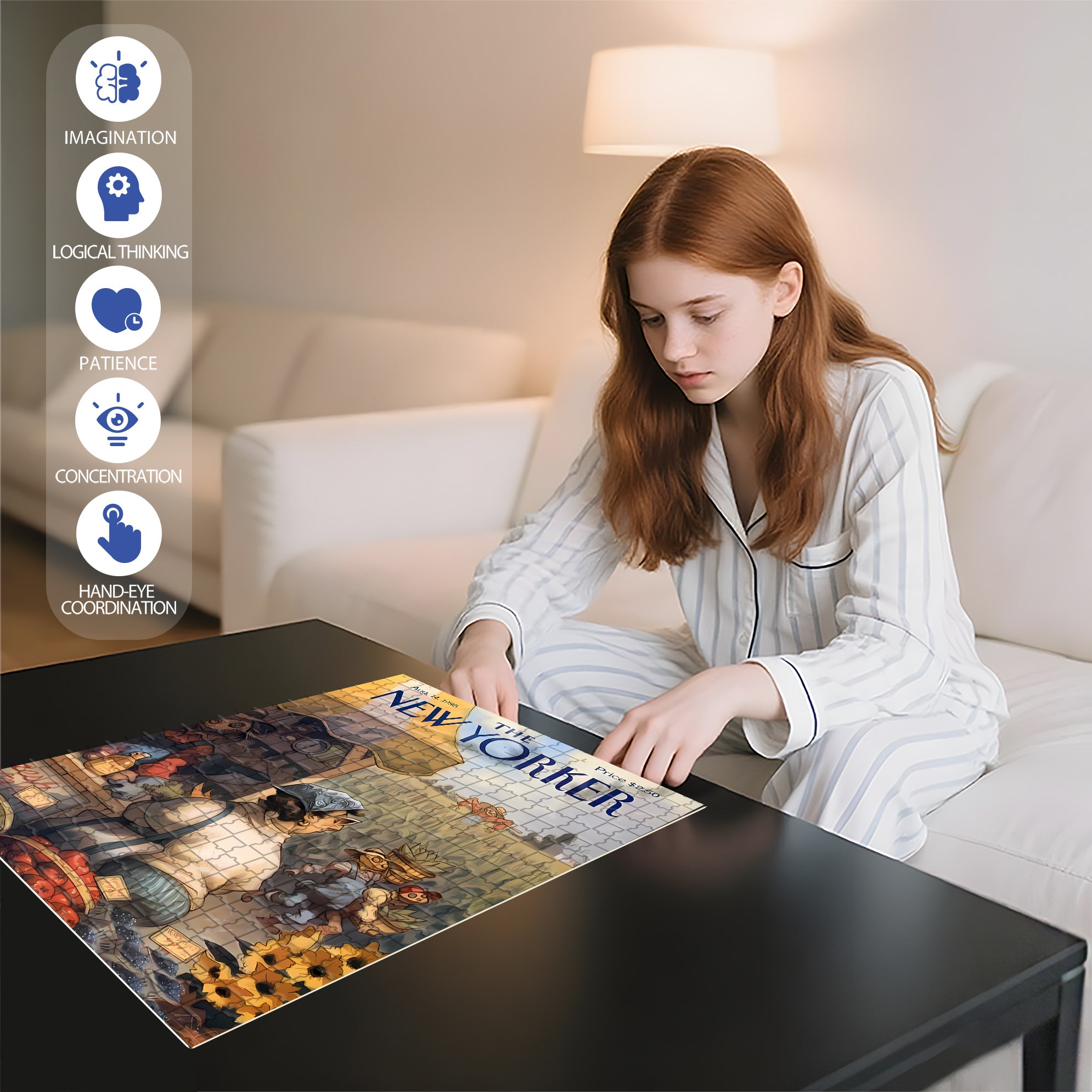 The Scarecrow Thief 500pcs/1000pcs Jigsaw Puzzle, Scratch-Resistant, Interactive Family Game & Brain-Boosting DIY Decor, Perfect for Halloween, Christmas & New Year Gifts, Family Puzzle Game
