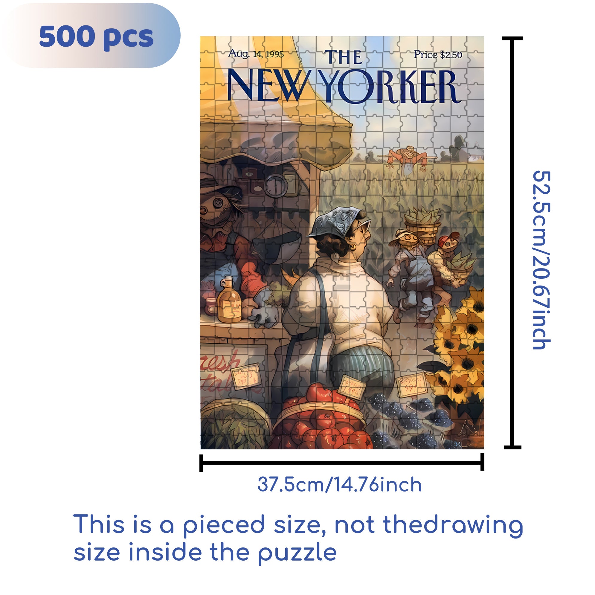 The Scarecrow Thief 500pcs/1000pcs Jigsaw Puzzle, Scratch-Resistant, Interactive Family Game & Brain-Boosting DIY Decor, Perfect for Halloween, Christmas & New Year Gifts, Family Puzzle Game