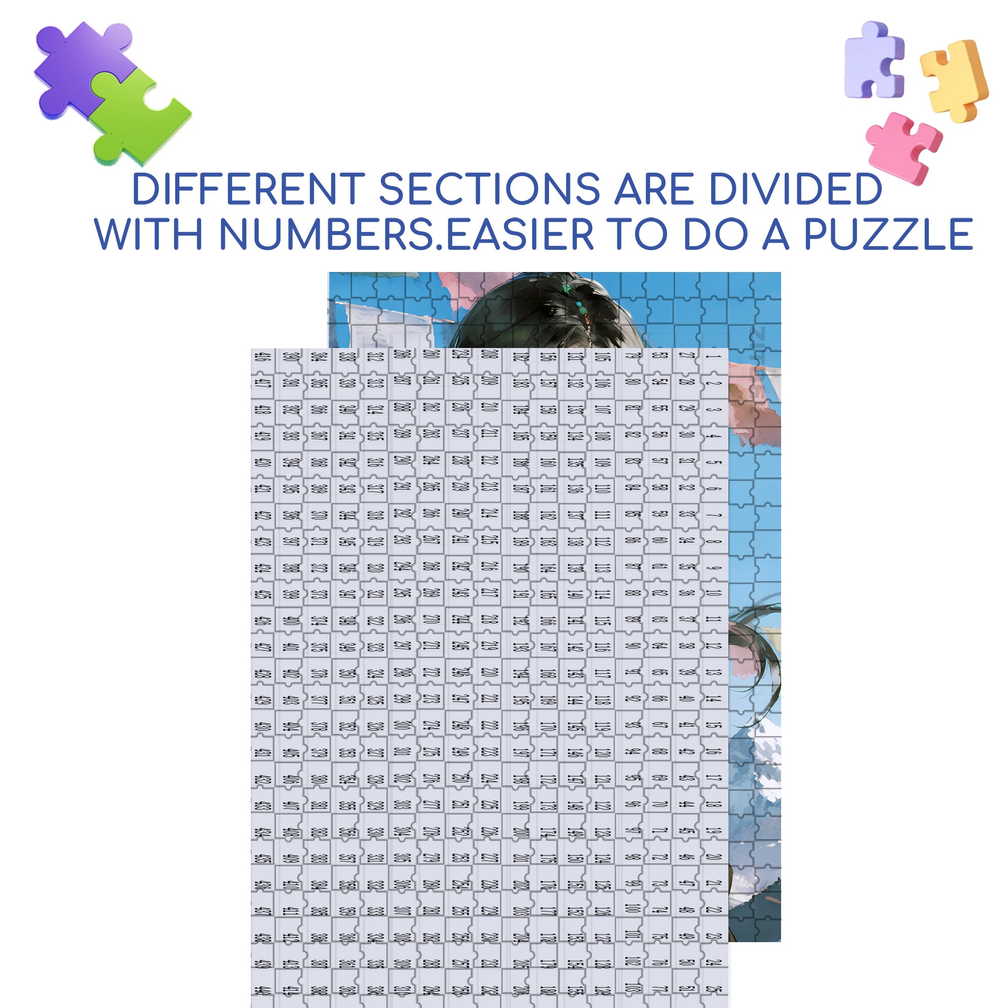 Tibetan Girl 500pcs/1000pcs Jigsaw Puzzle, Scratch-Resistant, Interactive Family Game & Brain-Boosting DIY Decor, Perfect for Halloween, Christmas & New Year Gifts, Family Puzzle Game