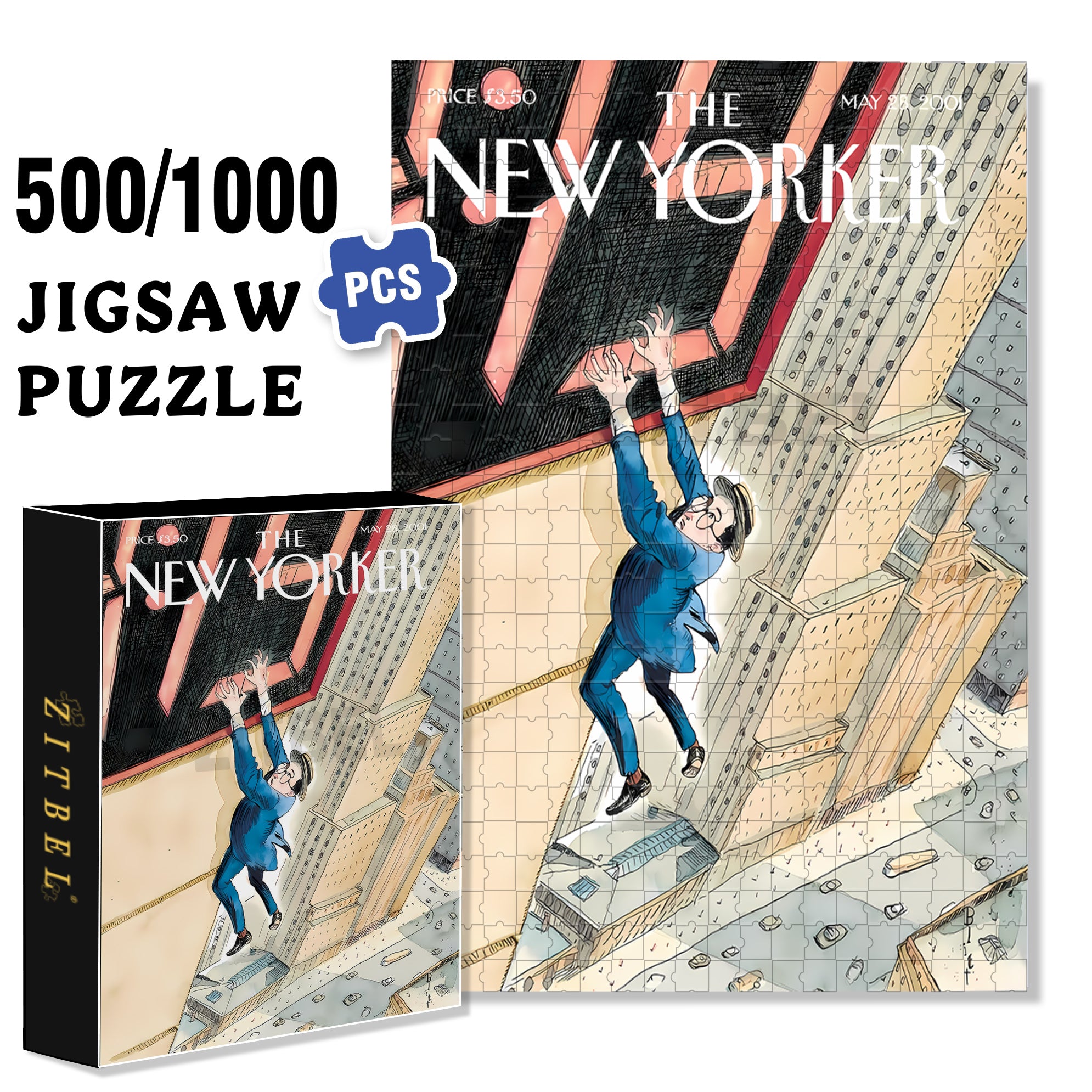 A Critical Moment 500pcs/1000pcs Jigsaw Puzzle, Scratch-Resistant, Interactive Family Game & Brain-Boosting DIY Decor, Perfect for Halloween, Christmas & New Year Gifts, Family Puzzle Game