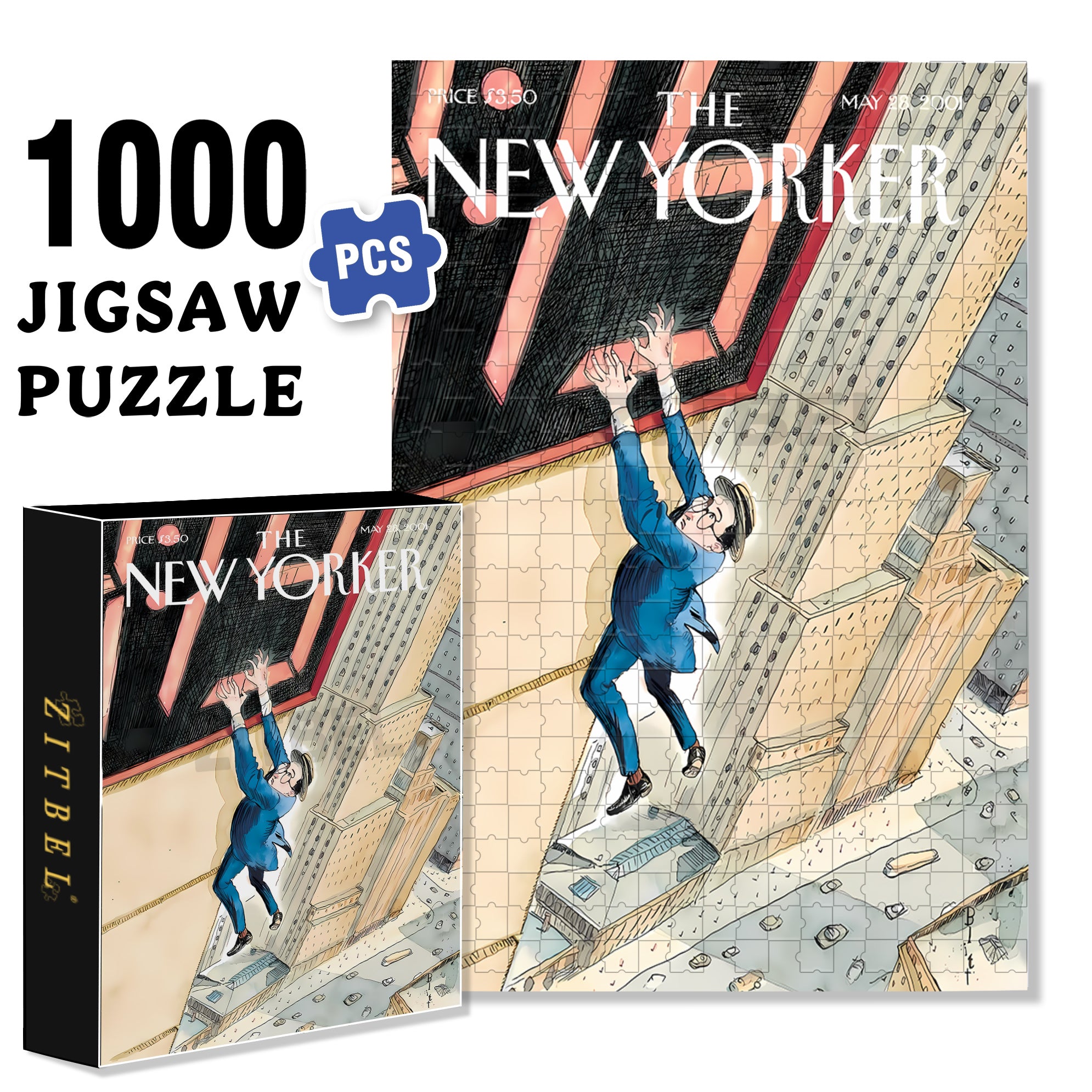 A Critical Moment 500pcs/1000pcs Jigsaw Puzzle, Scratch-Resistant, Interactive Family Game & Brain-Boosting DIY Decor, Perfect for Halloween, Christmas & New Year Gifts, Family Puzzle Game