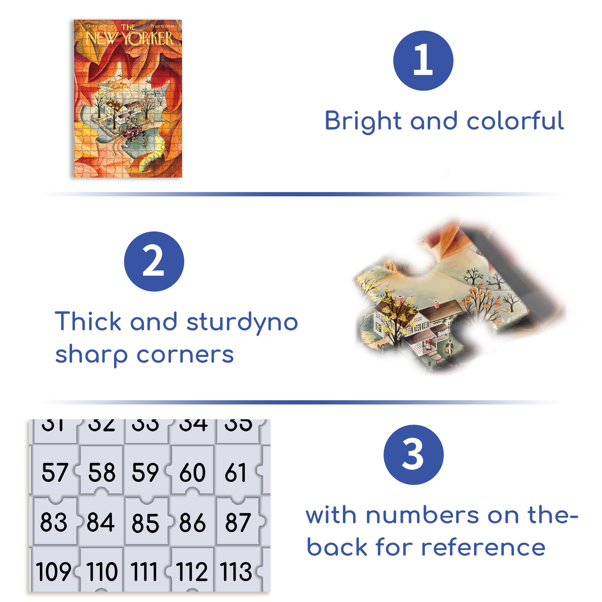 Autumn View 500pcs/1000pcs Jigsaw Puzzle, Scratch-Resistant, Interactive Family Game & Brain-Boosting DIY Decor, Perfect for Halloween, Christmas & New Year Gifts, Family Puzzle Game