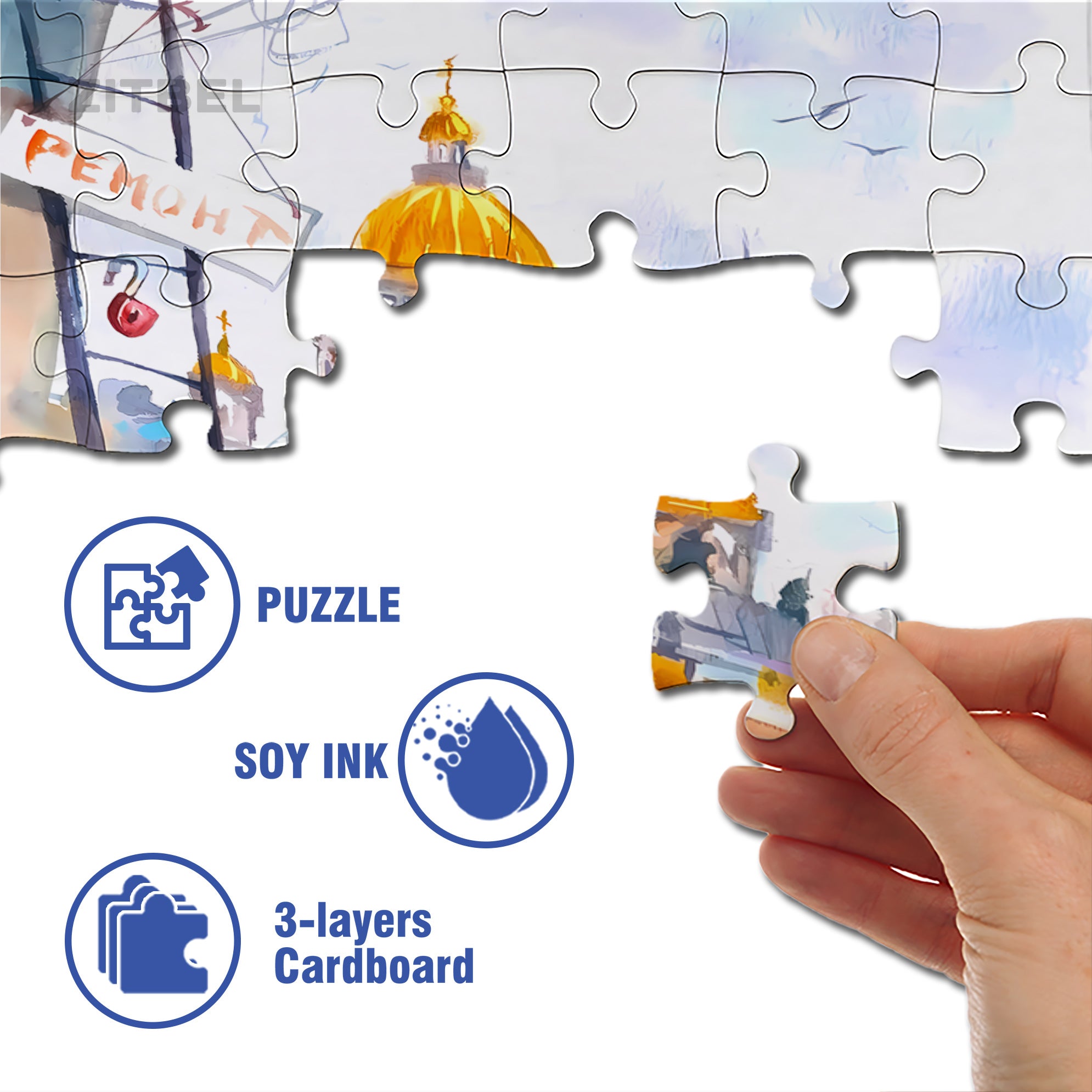 Cat Engineer 500pcs/1000pcs Jigsaw Puzzle, Scratch-Resistant, Interactive Family Game & Brain-Boosting DIY Decor, Perfect for Halloween, Christmas & New Year Gifts, Family Puzzle Game