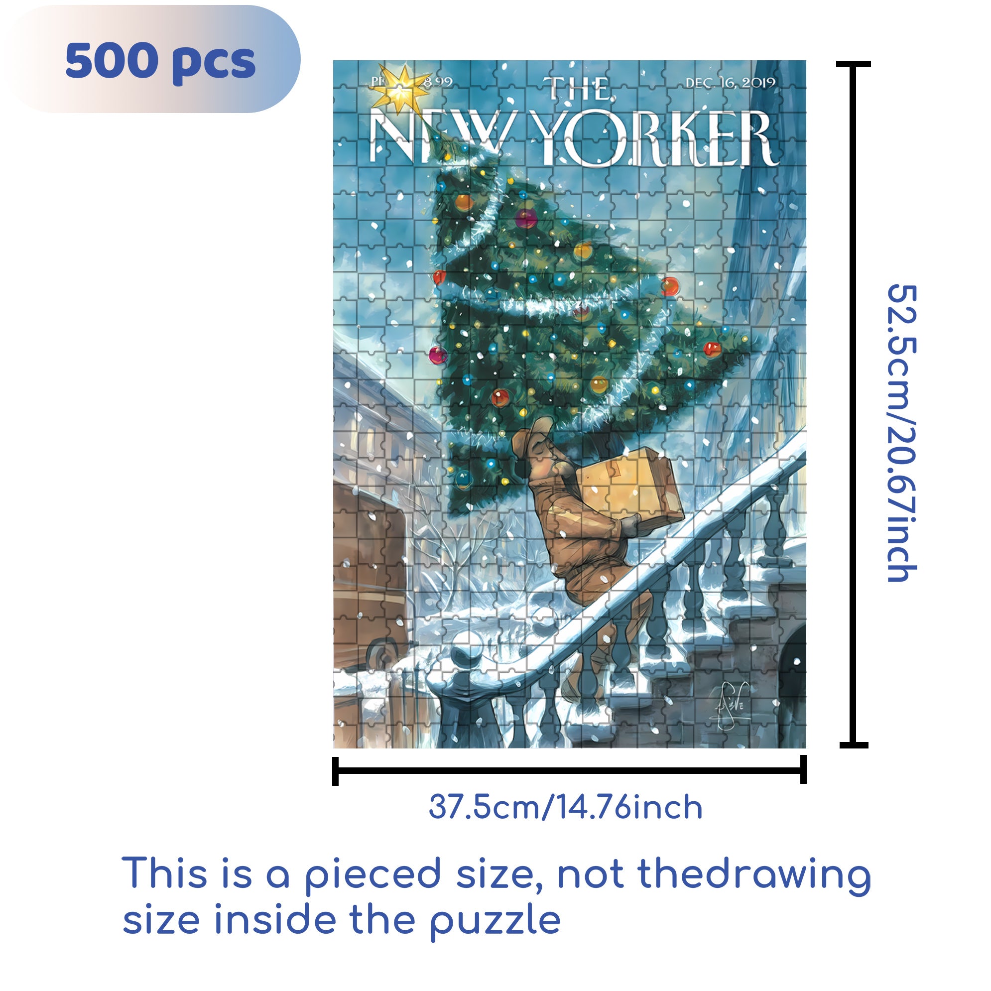 Courier 500pcs/1000pcs Jigsaw Puzzle, Scratch-Resistant, Interactive Family Game & Brain-Boosting DIY Decor, Perfect for Halloween, Christmas & New Year Gifts, Family Puzzle Game