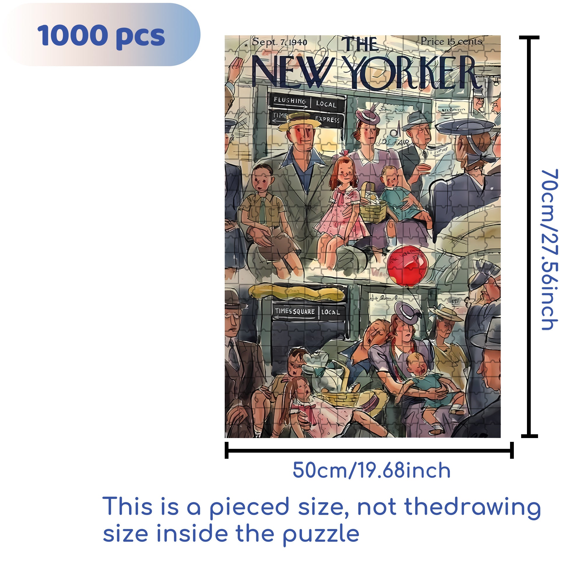 Exhausted 500pcs/1000pcs Jigsaw Puzzle, Scratch-Resistant, Interactive Family Game & Brain-Boosting DIY Decor, Perfect for Halloween, Christmas & New Year Gifts, Family Puzzle Game