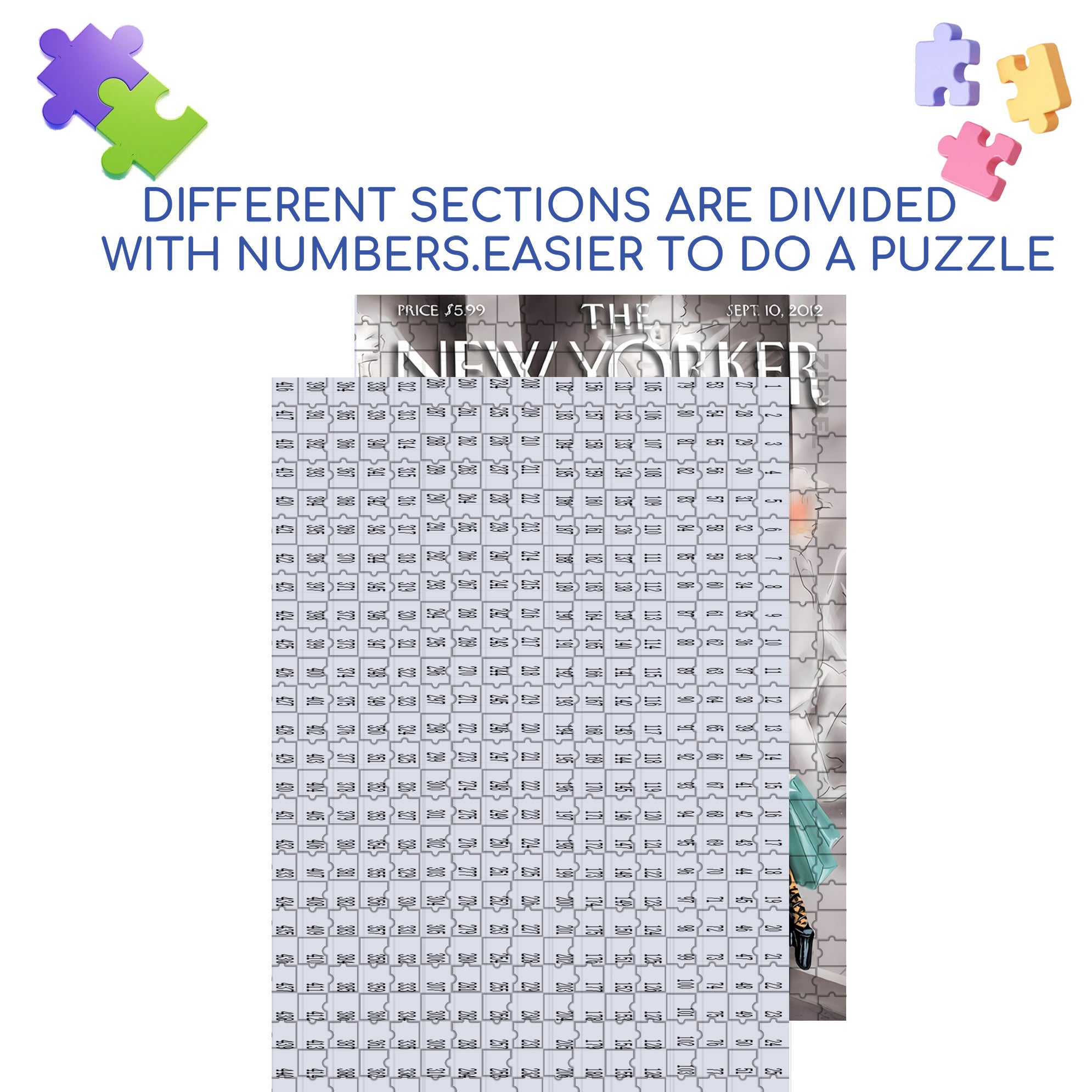 Interception 500pcs/1000pcs Jigsaw Puzzle, Scratch-Resistant, Interactive Family Game & Brain-Boosting DIY Decor, Perfect for Halloween, Christmas & New Year Gifts, Family Puzzle Game