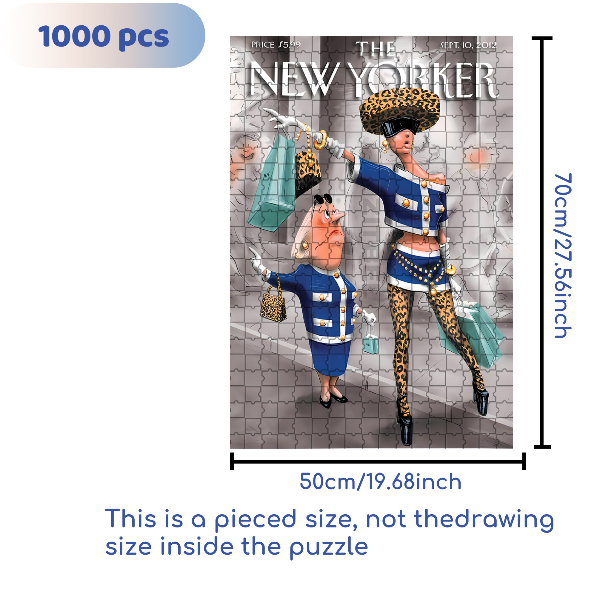 Interception 500pcs/1000pcs Jigsaw Puzzle, Scratch-Resistant, Interactive Family Game & Brain-Boosting DIY Decor, Perfect for Halloween, Christmas & New Year Gifts, Family Puzzle Game