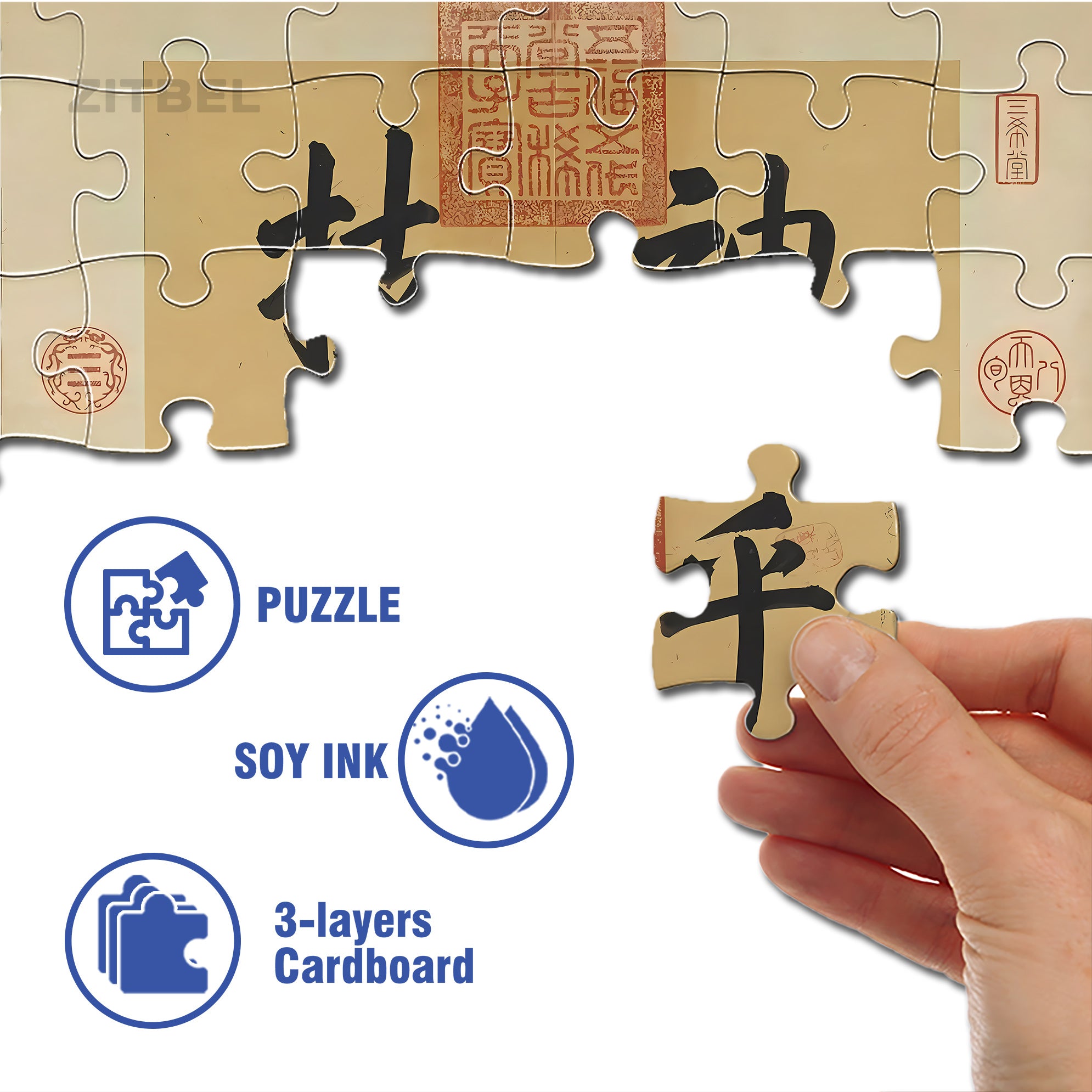 Miraculous Skills 500pcs/1000pcs Jigsaw Puzzle, Scratch-Resistant, Interactive Family Game & Brain-Boosting DIY Decor, Perfect for Halloween, Christmas & New Year Gifts, Family Puzzle Game