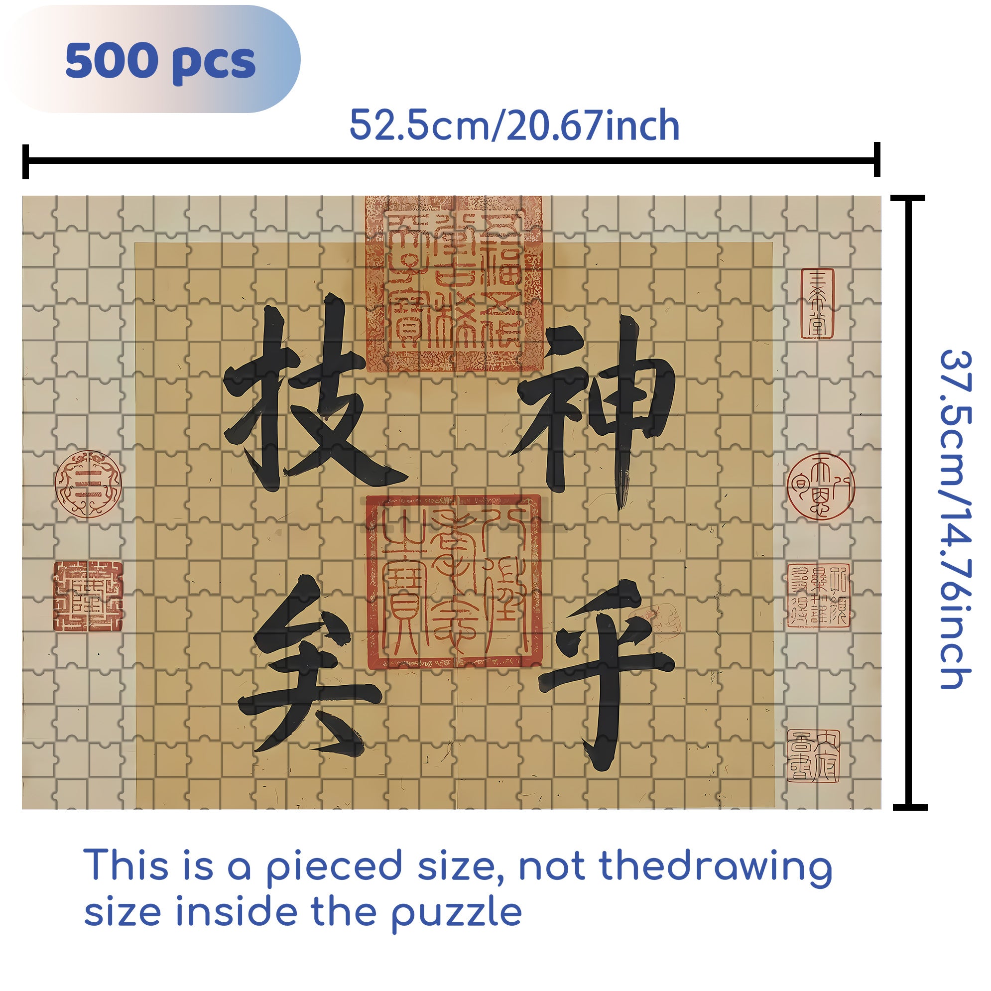 Miraculous Skills 500pcs/1000pcs Jigsaw Puzzle, Scratch-Resistant, Interactive Family Game & Brain-Boosting DIY Decor, Perfect for Halloween, Christmas & New Year Gifts, Family Puzzle Game