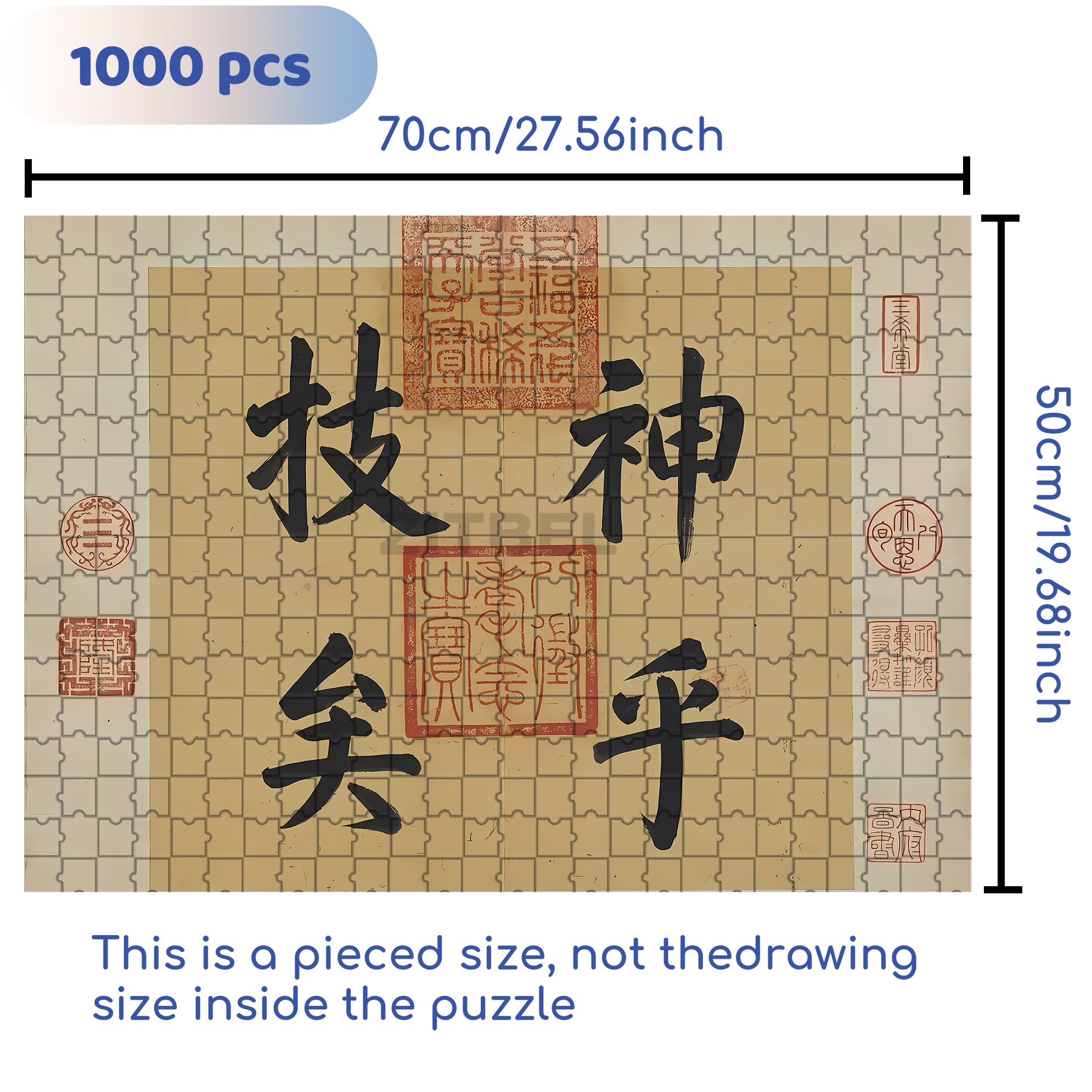 Miraculous Skills 500pcs/1000pcs Jigsaw Puzzle, Scratch-Resistant, Interactive Family Game & Brain-Boosting DIY Decor, Perfect for Halloween, Christmas & New Year Gifts, Family Puzzle Game