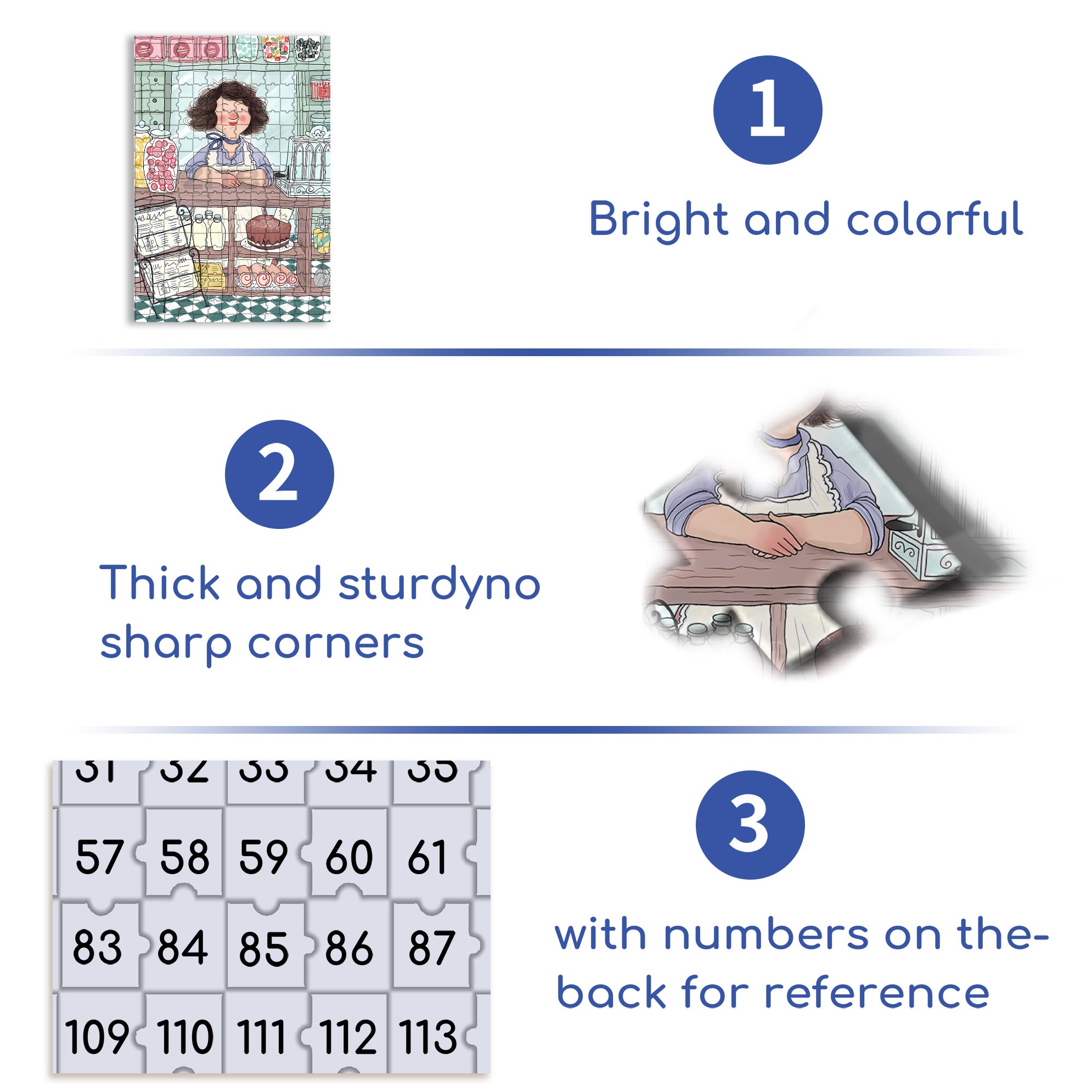 Peggie's Shop 500pcs/1000pcs Jigsaw Puzzle, Scratch-Resistant, Interactive Family Game & Brain-Boosting DIY Decor, Perfect for Halloween, Christmas & New Year Gifts, Family Puzzle Game