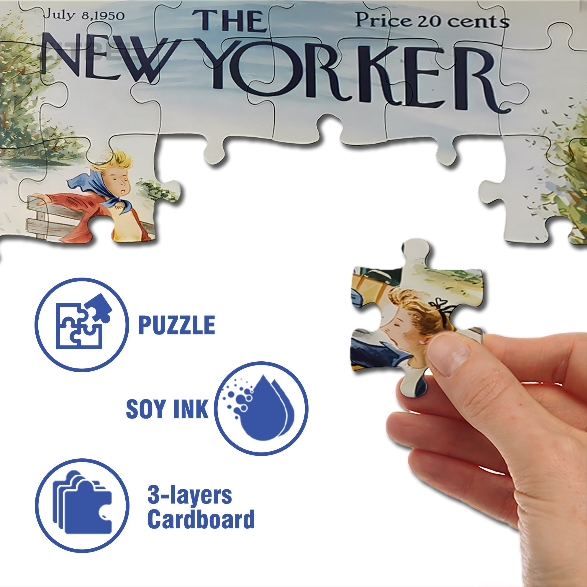 Returning Home 500pcs/1000pcs Jigsaw Puzzle, Scratch-Resistant, Interactive Family Game & Brain-Boosting DIY Decor, Perfect for Halloween, Christmas & New Year Gifts, Family Puzzle Game