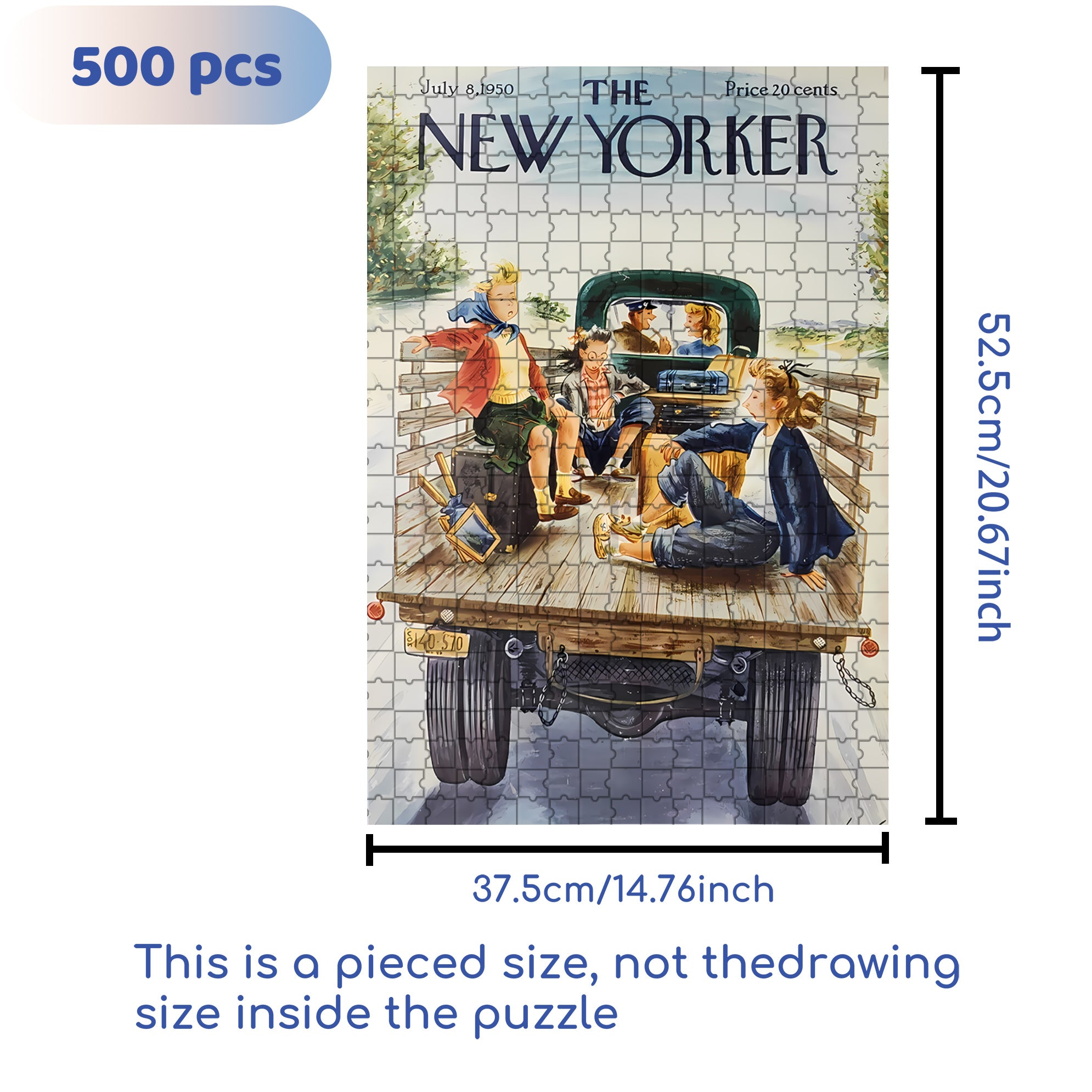 Returning Home 500pcs/1000pcs Jigsaw Puzzle, Scratch-Resistant, Interactive Family Game & Brain-Boosting DIY Decor, Perfect for Halloween, Christmas & New Year Gifts, Family Puzzle Game