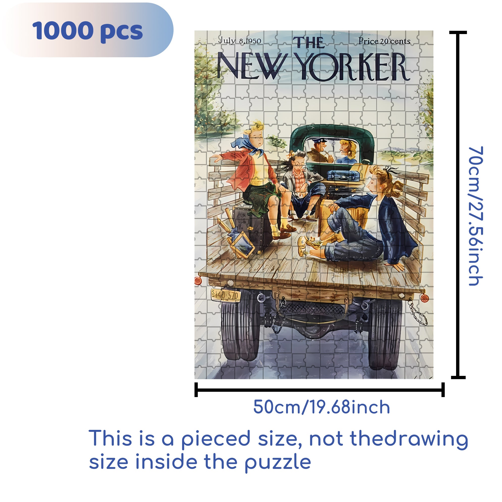 Returning Home 500pcs/1000pcs Jigsaw Puzzle, Scratch-Resistant, Interactive Family Game & Brain-Boosting DIY Decor, Perfect for Halloween, Christmas & New Year Gifts, Family Puzzle Game