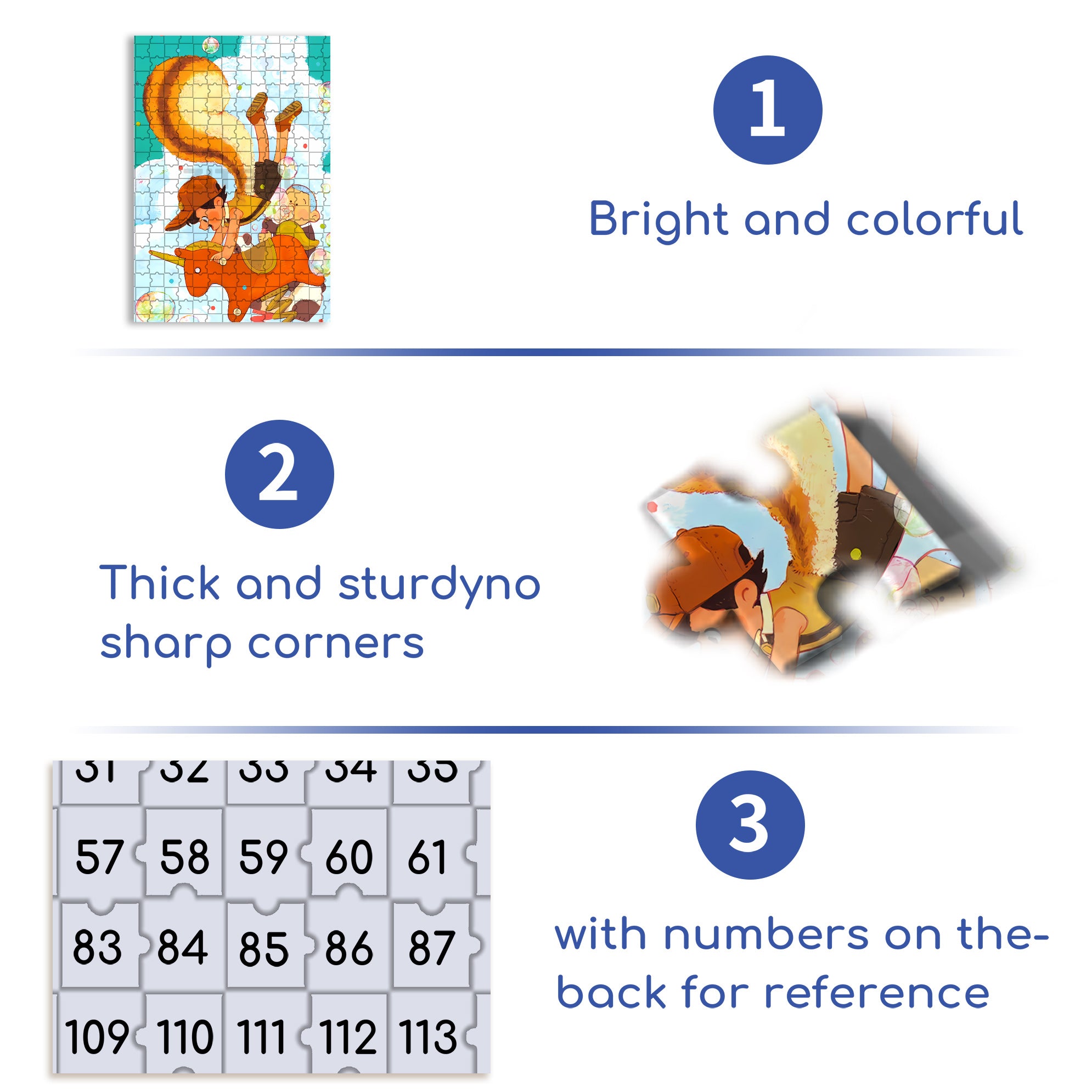 Rocking Horse 500pcs/1000pcs Jigsaw Puzzle, Scratch-Resistant, Interactive Family Game & Brain-Boosting DIY Decor, Perfect for Halloween, Christmas & New Year Gifts, Family Puzzle Game