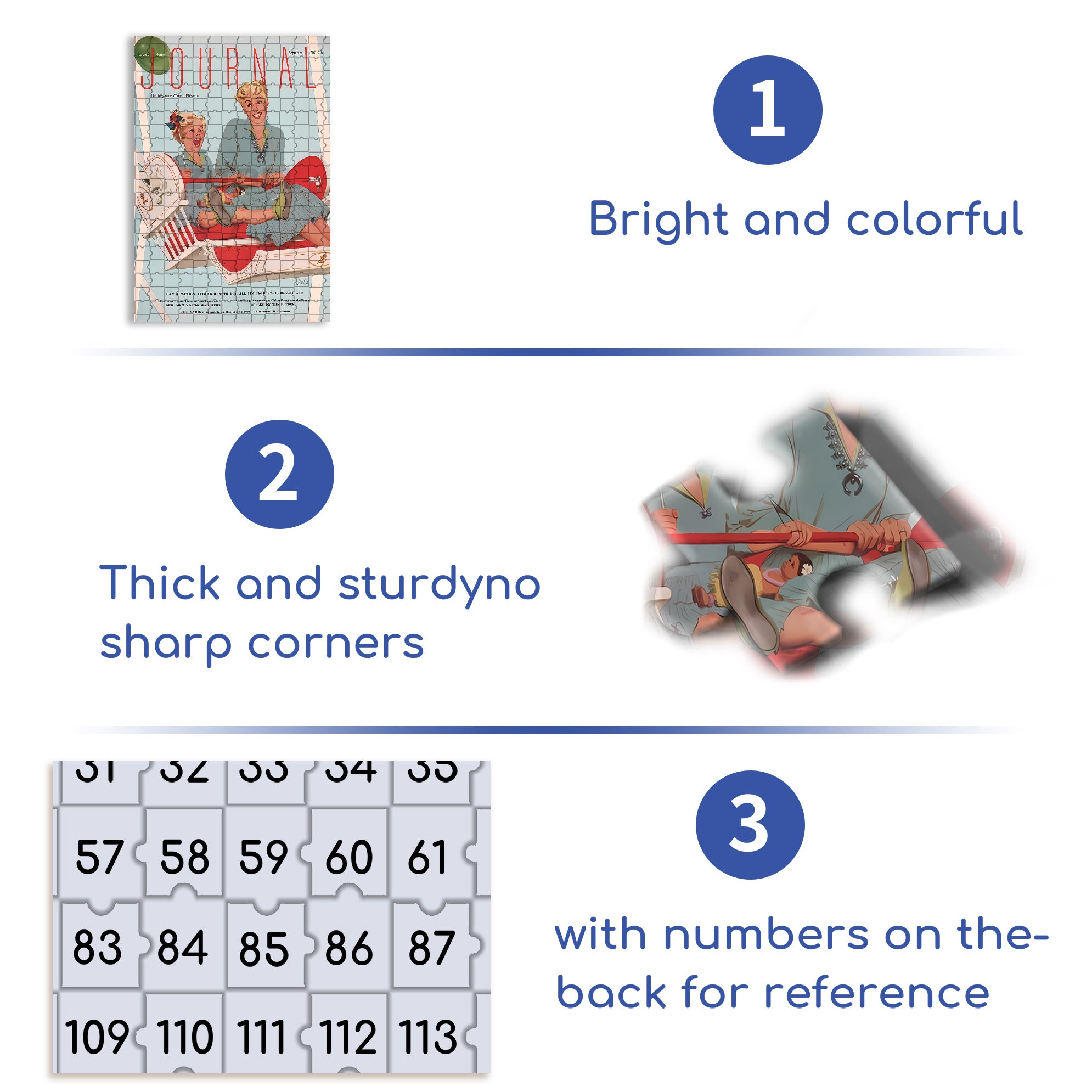 Thrill 500pcs/1000pcs Jigsaw Puzzle, Scratch-Resistant, Interactive Family Game & Brain-Boosting DIY Decor, Perfect for Halloween, Christmas & New Year Gifts, Family Puzzle Game