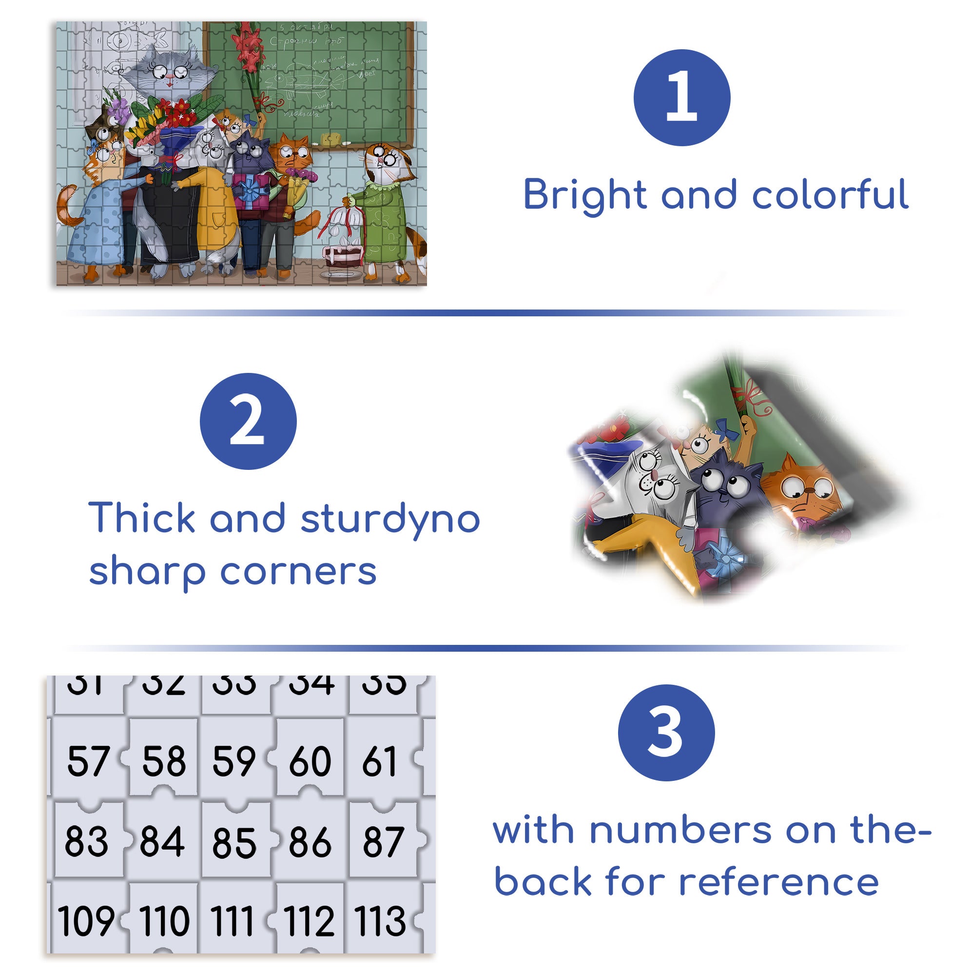 Warm Hug 500pcs/1000pcs Jigsaw Puzzle, Scratch-Resistant, Interactive Family Game & Brain-Boosting DIY Decor, Perfect for Halloween, Christmas & New Year Gifts, Family Puzzle Game