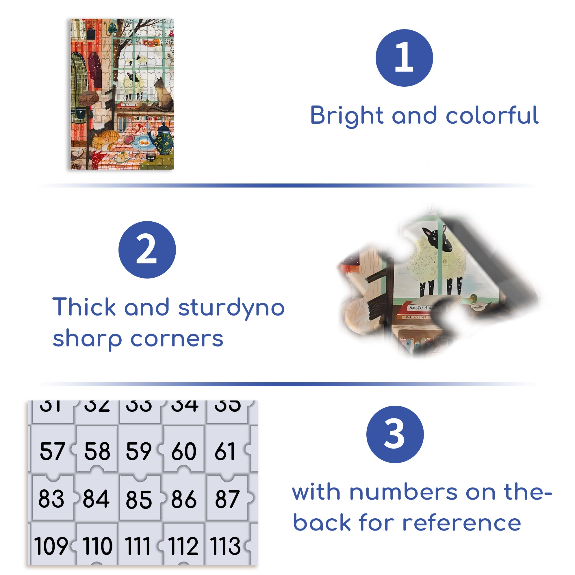 Winter Window 500pcs/1000pcs Jigsaw Puzzle, Scratch-Resistant, Interactive Family Game & Brain-Boosting DIY Decor, Perfect for Halloween, Christmas & New Year Gifts, Family Puzzle Game